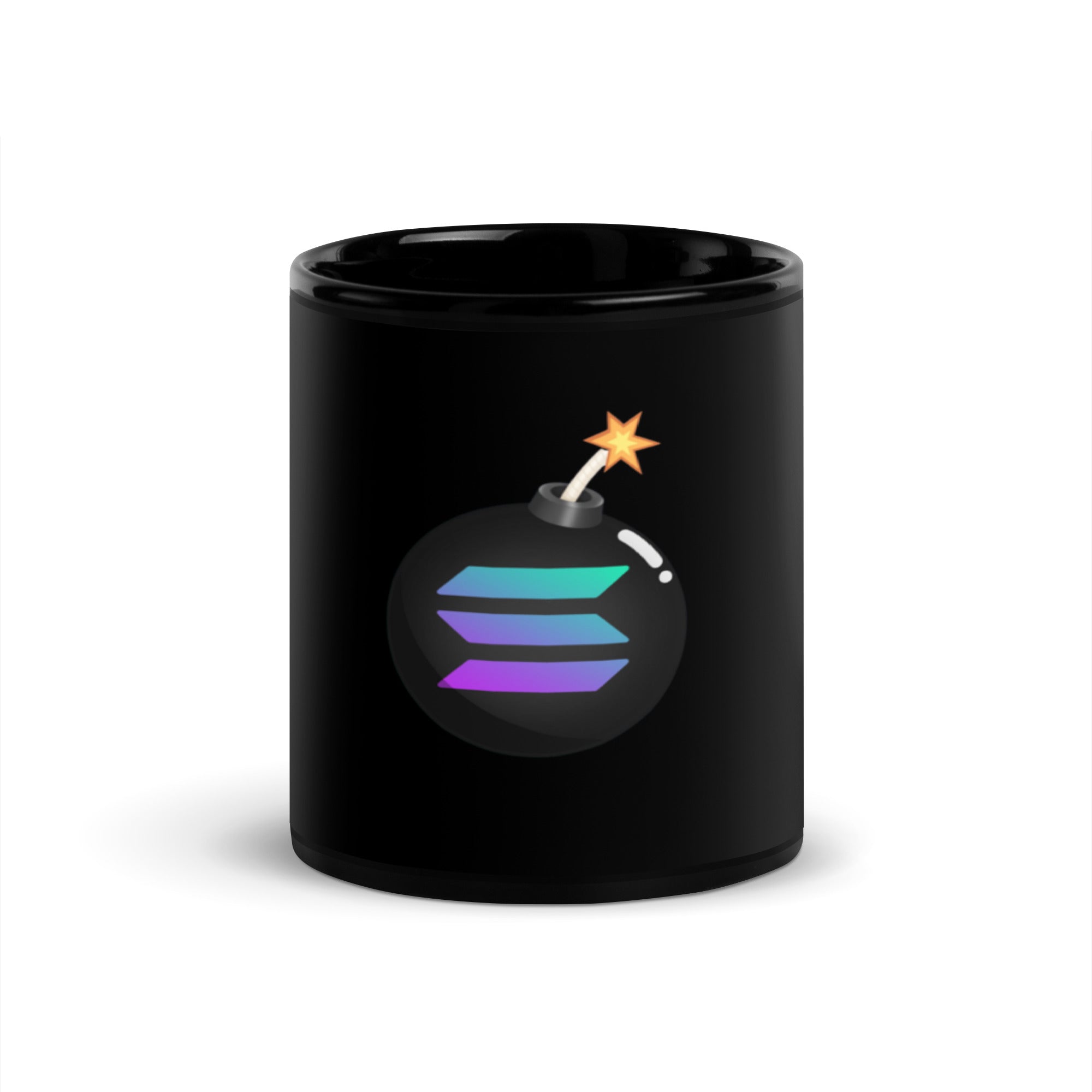 Solana Bomb Mug - Explosive Design, Premium Comfort for Crypto Fans Solana is the Bomb Mug, Coffee Mug SOL