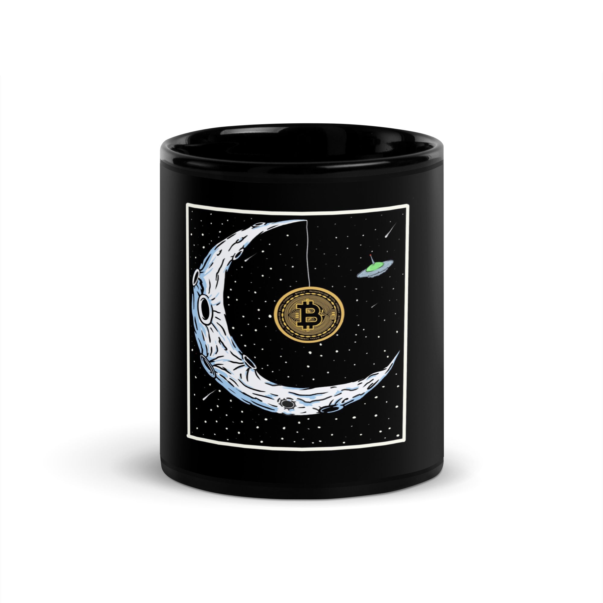 Bitcoin to the Moon Mug - Iconic Design, Premium Comfort for BTC Enthusiasts, Crypto Coffee Mug