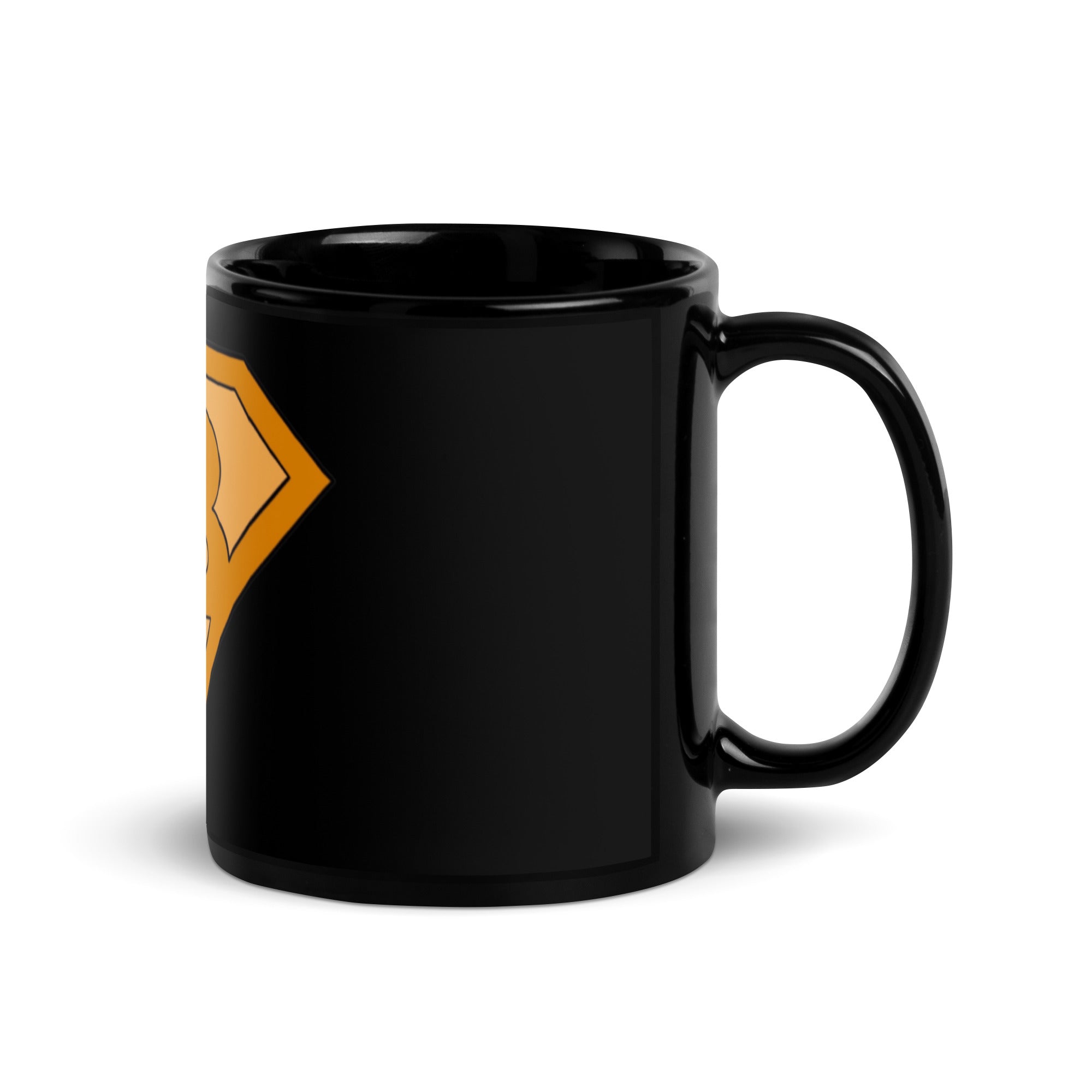 Bitcoin Superman Logo Mug - Superhero Design, Premium Comfort, Bitcoin Emblem Mug, CRYPTO BTC COFFEE MUG