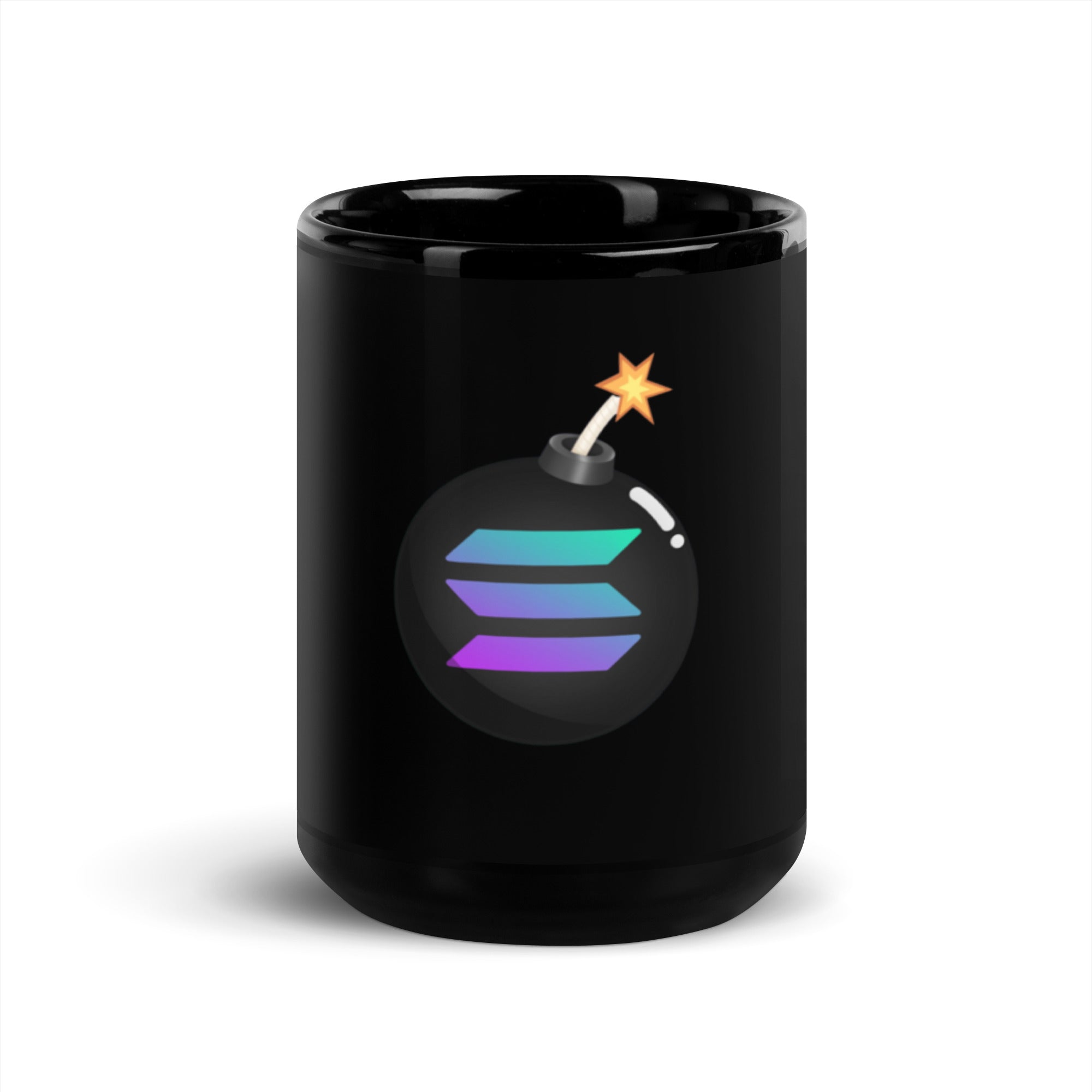 Solana Bomb Mug - Explosive Design, Premium Comfort for Crypto Fans Solana is the Bomb Mug, Coffee Mug SOL