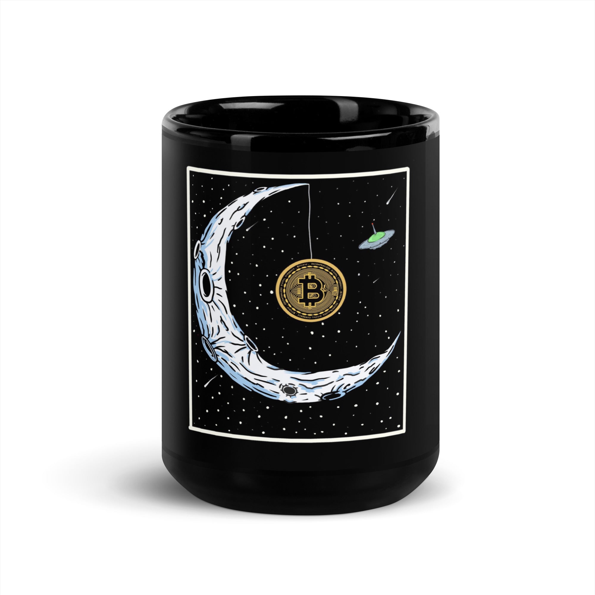 Bitcoin to the Moon Mug - Iconic Design, Premium Comfort for BTC Enthusiasts, Crypto Coffee Mug