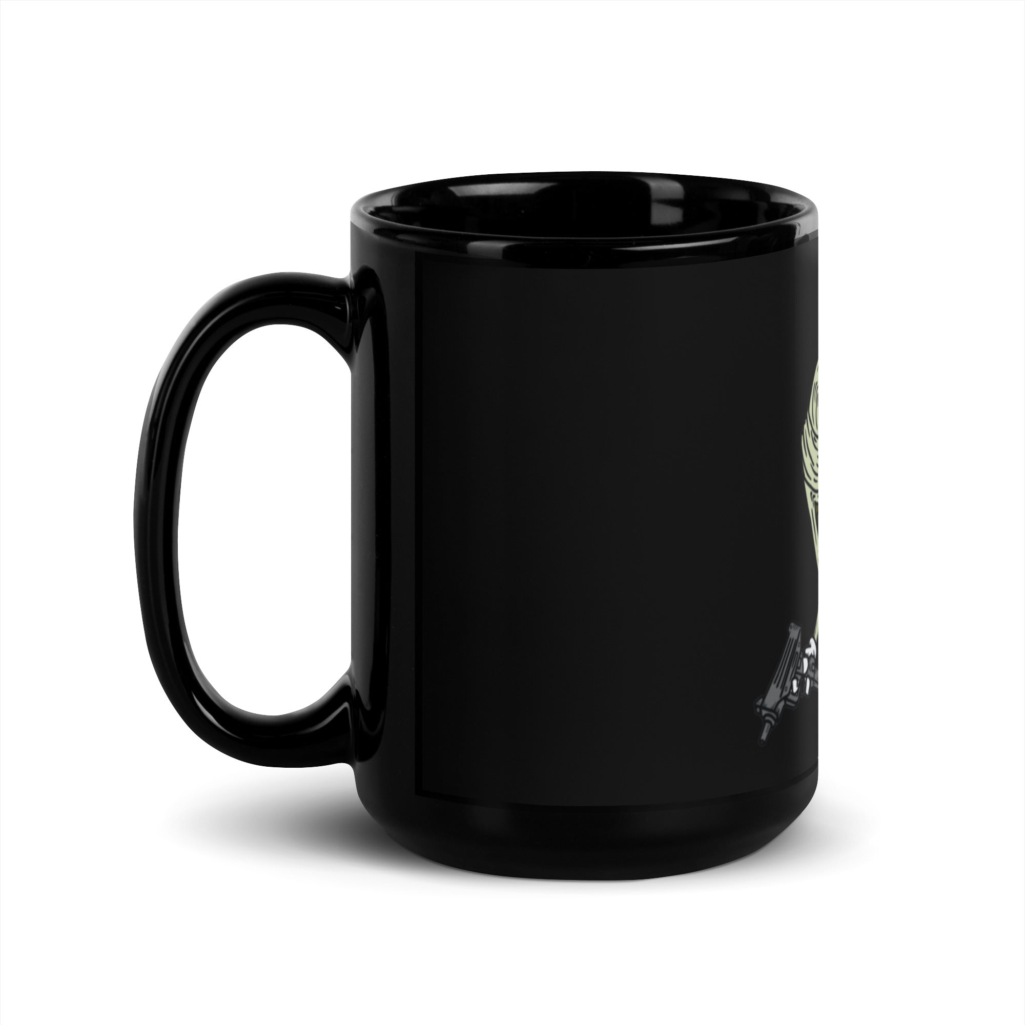 Bands Mug - Wealth Design, Premium Comfort- Guns, Money, Weed Smoking Hustle 4 LIFE Coffee Mug