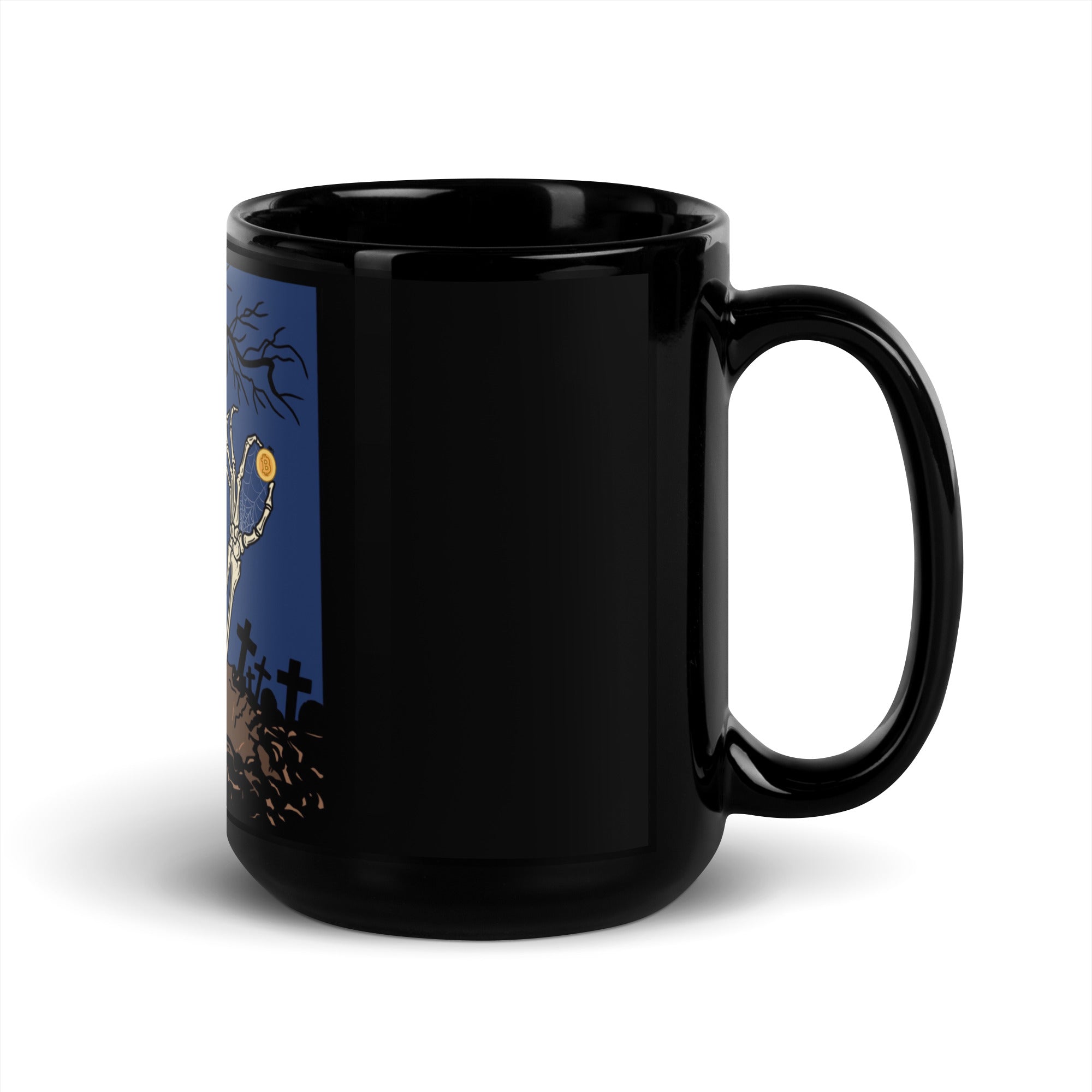 RIP Bitcoin Mug - Bold Design, Premium Comfort for BTC Fans, Crypto Coffee Mug, Dead or Alive