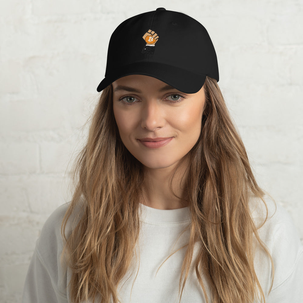 HODL Holding BTC Hat - Iconic Crypto Design, Premium Comfort myHODLshop LOGO | BITCOIN CRYPTO