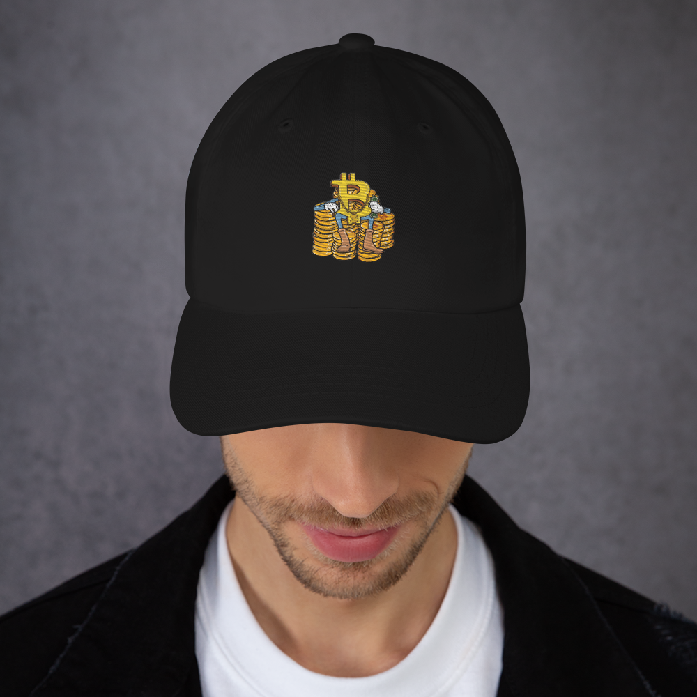 Bitcoin Baller Hat - Stylish Crypto Design, Premium Comfort BTC CASH-MONEY BALLER HAT