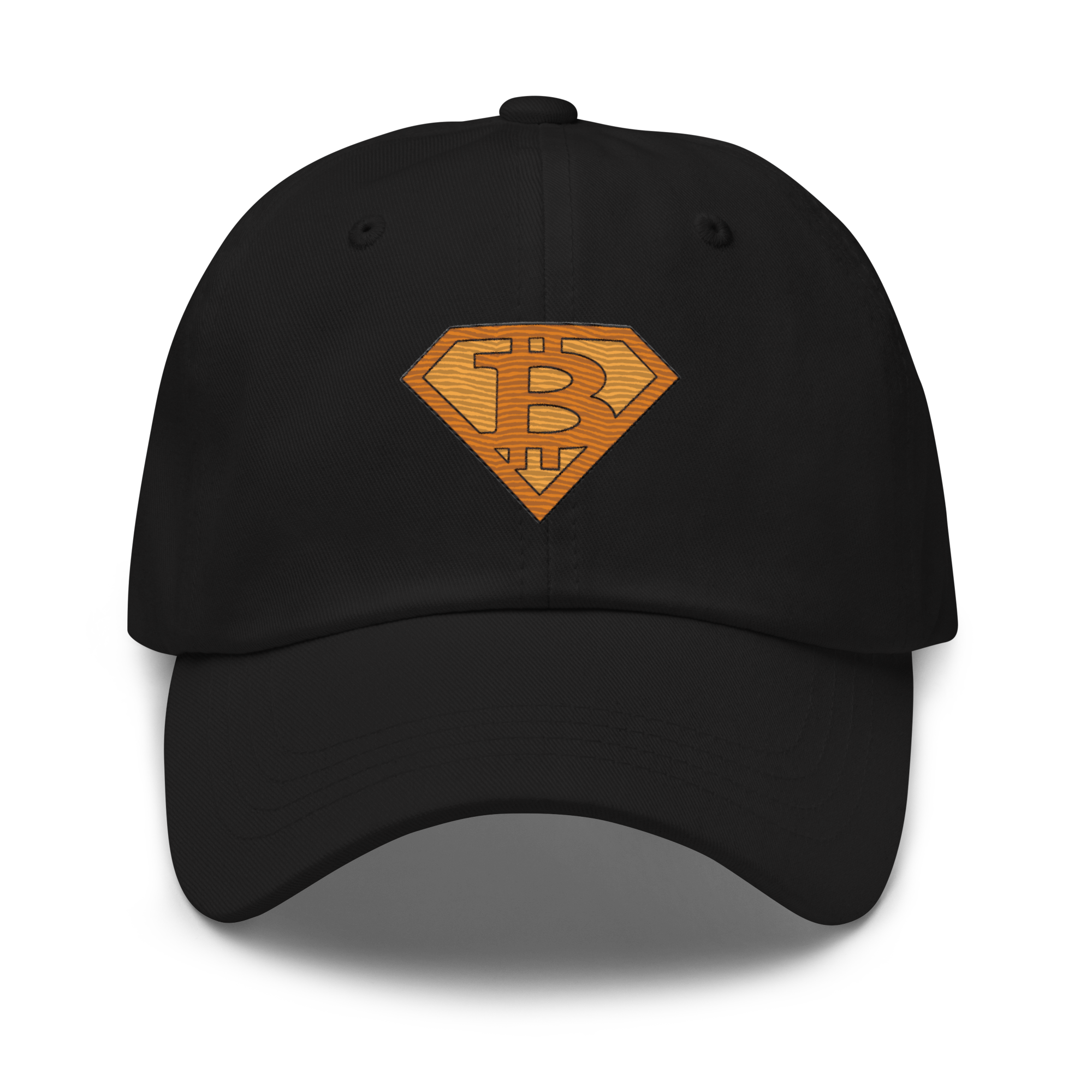 Bitcoin Superman Logo Hat - Superhero Design, Premium Comfort POWER OF BTC HAT