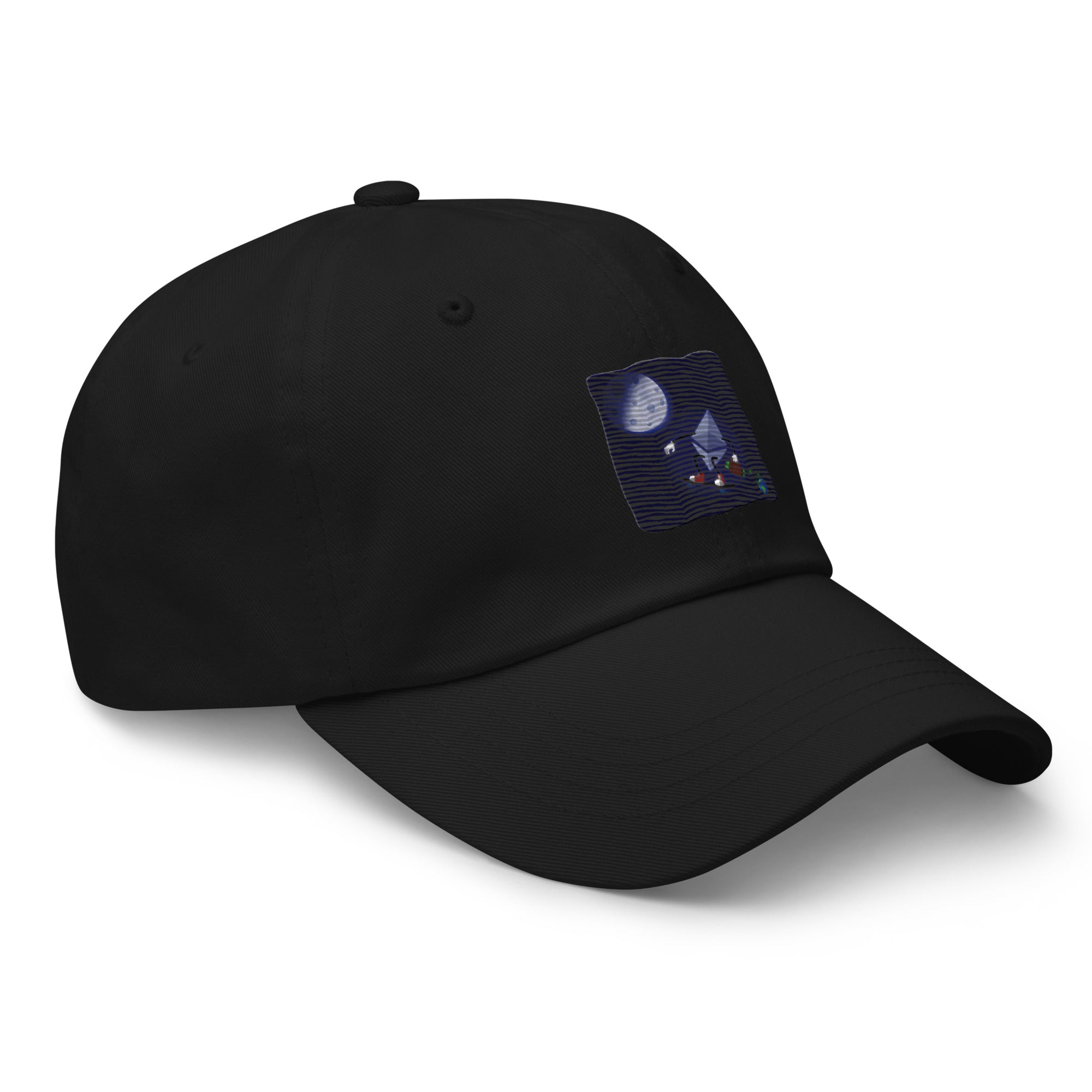 Ethereum to the Moon Hat - Iconic Design, Premium Comfort for ETH Enthusiasts CRYPTO HAT