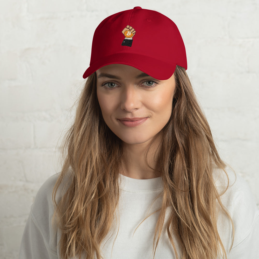 HODL Holding BTC Hat - Iconic Crypto Design, Premium Comfort myHODLshop LOGO | BITCOIN CRYPTO