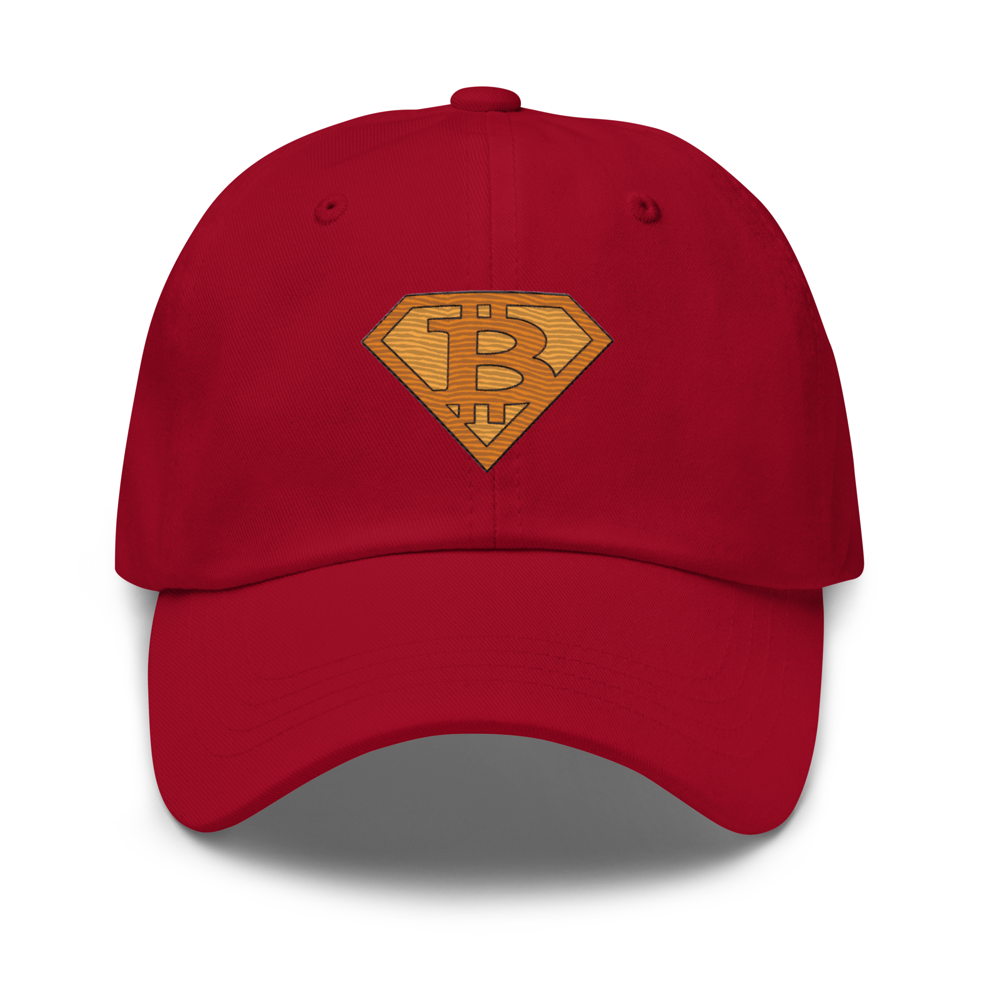 Bitcoin Superman Logo Hat - Superhero Design, Premium Comfort POWER OF BTC HAT