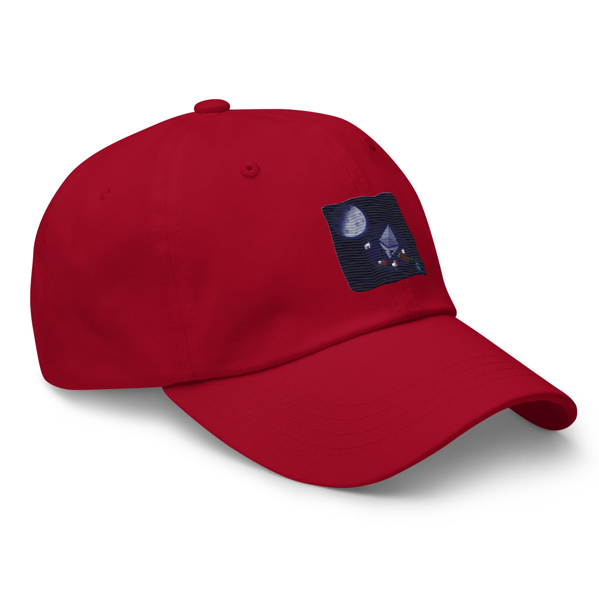 Ethereum to the Moon Hat - Iconic Design, Premium Comfort for ETH Enthusiasts CRYPTO HAT