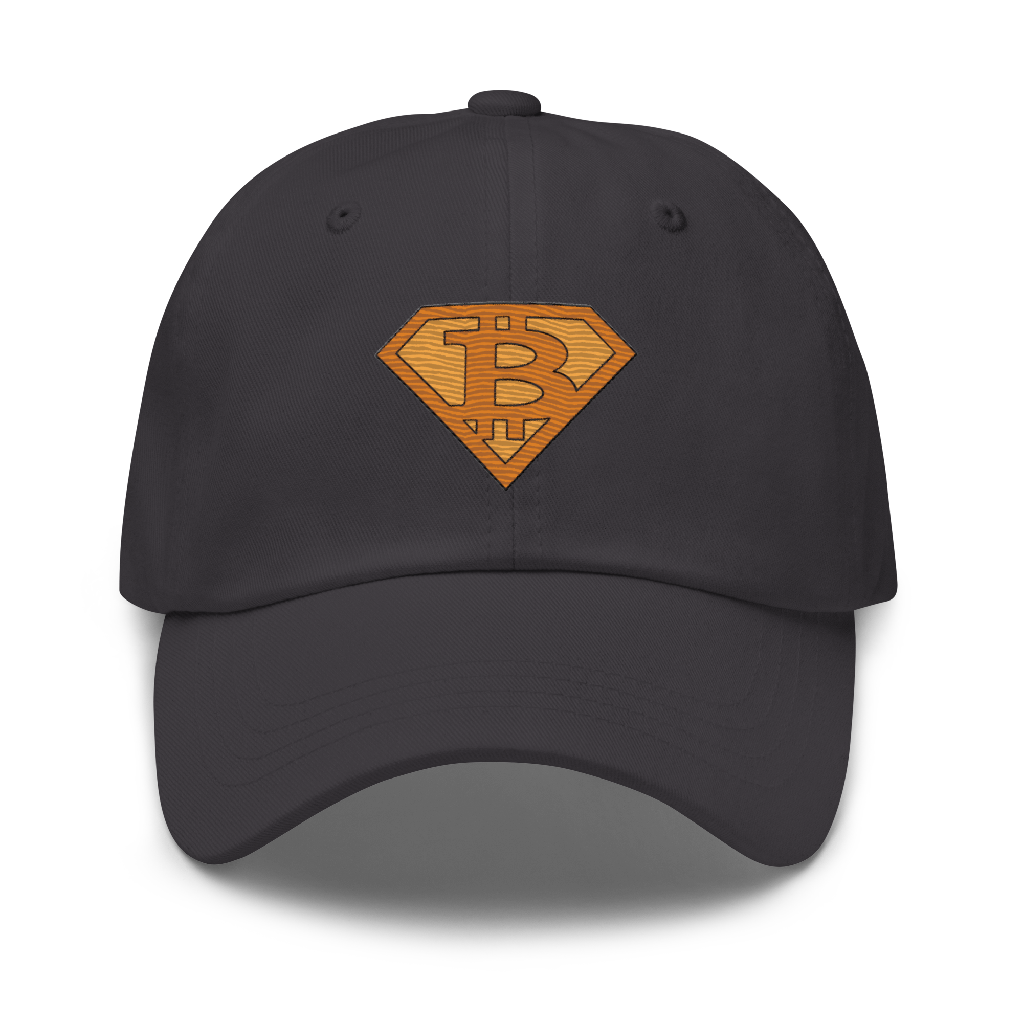 Bitcoin Superman Logo Hat - Superhero Design, Premium Comfort POWER OF BTC HAT