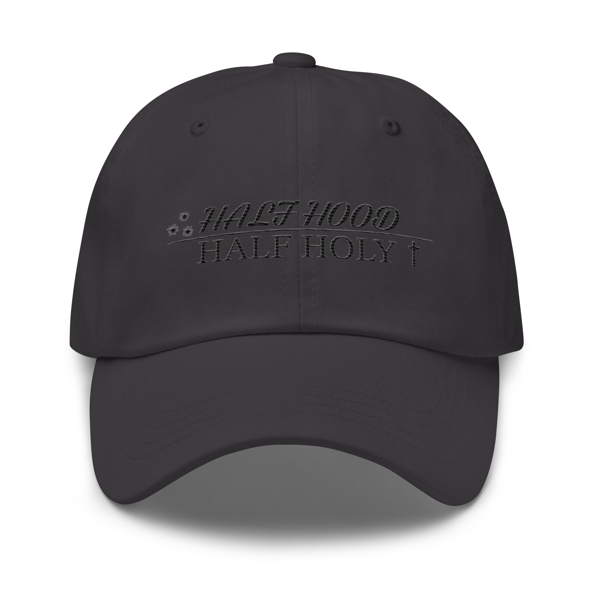 Half HOOD/Half HOLY Hat - Bold Design, Premium Comfort CHURCH GANGSTA | STREET CODE HAT