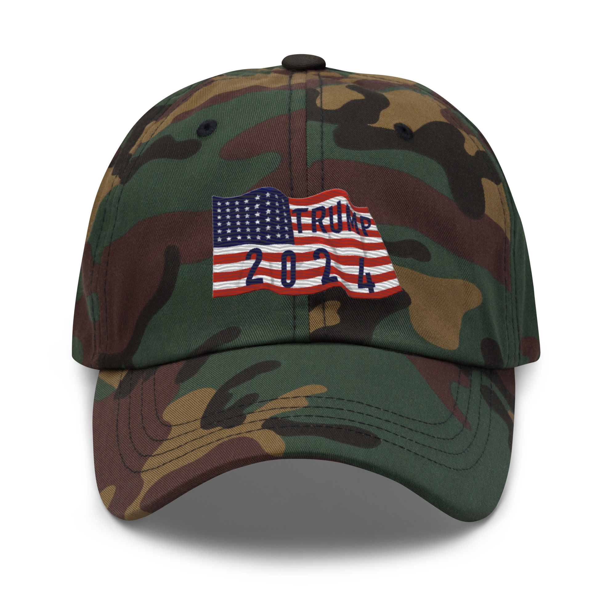 Trump 2024 Flag Hat - Patriotic Design, Premium Quality MAGA #45 PREIDENT HAT