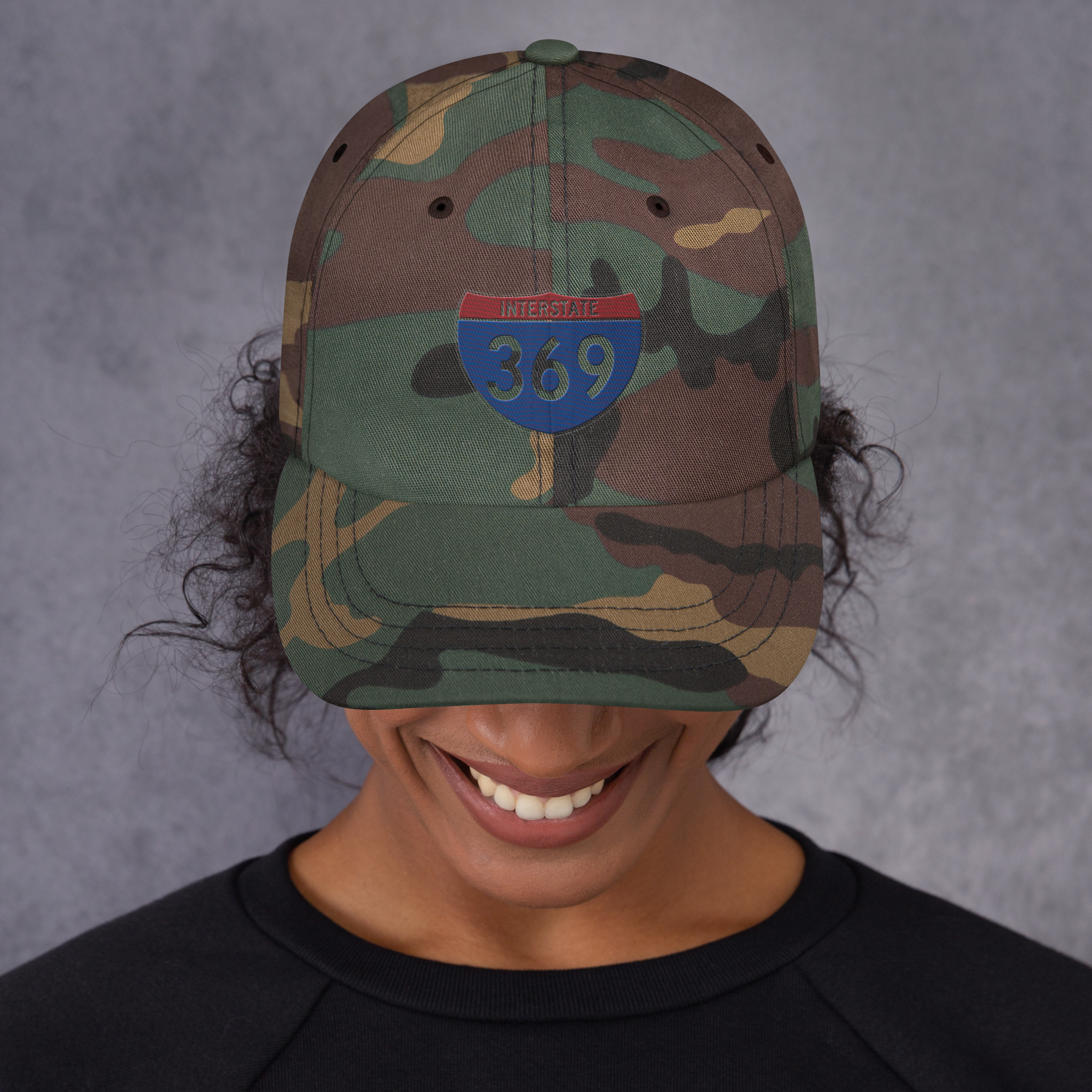 Interstate 369 Hat - Spiritual Journey Design, Premium Comfort ENERGY, FREQUENCY, VIBRATION HAT