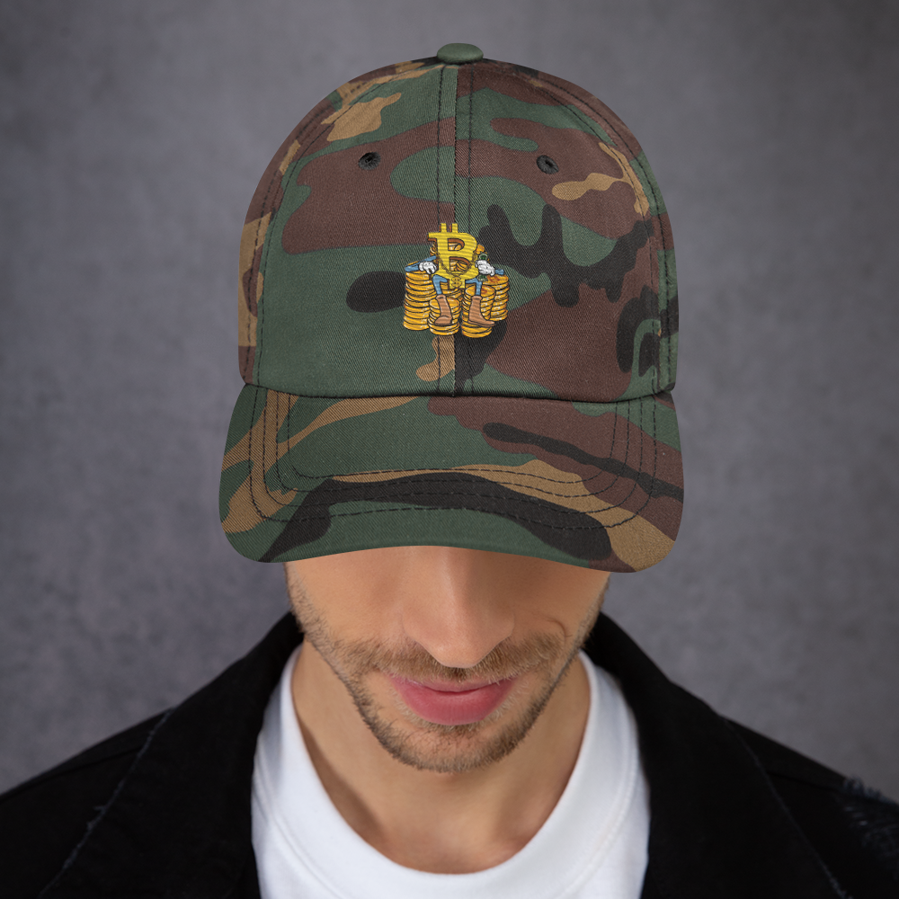 Bitcoin Baller Hat - Stylish Crypto Design, Premium Comfort BTC CASH-MONEY BALLER HAT