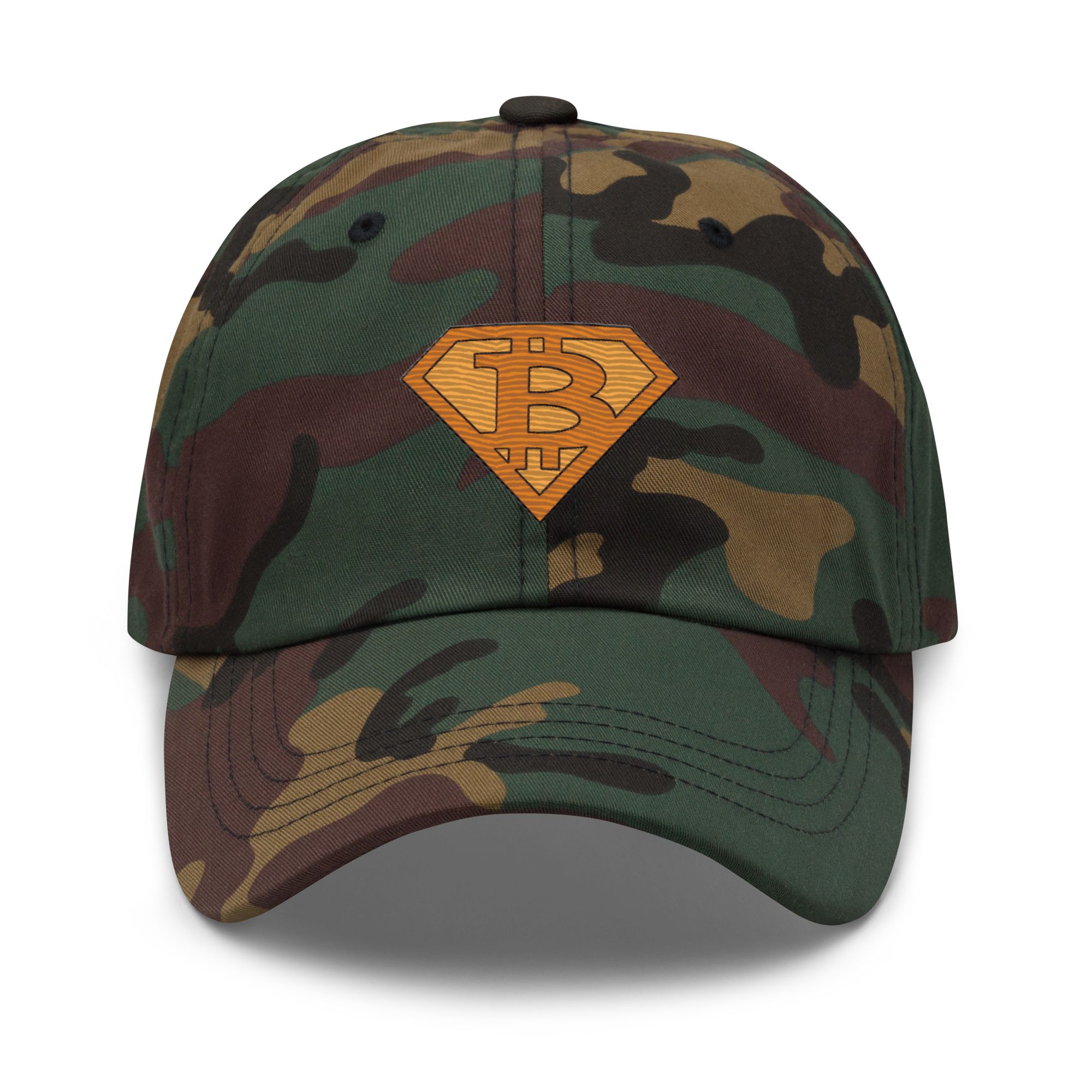 Bitcoin Superman Logo Hat - Superhero Design, Premium Comfort POWER OF BTC HAT