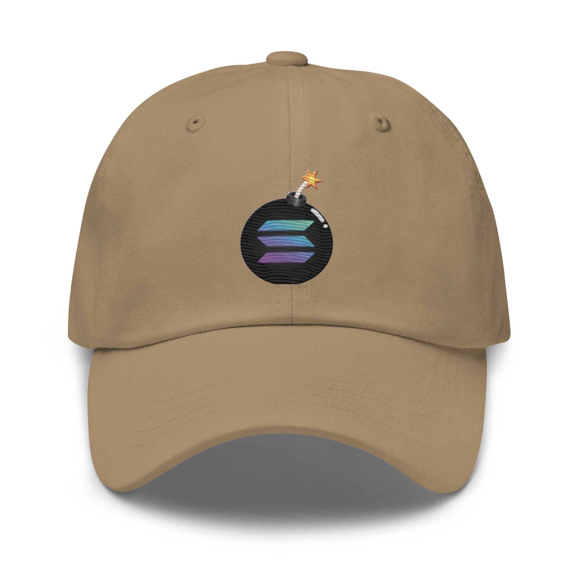 Solana Bomb Hat - Explosive Design, Premium Comfort for Crypto Fans SOL CRYPTO BOMB HAT