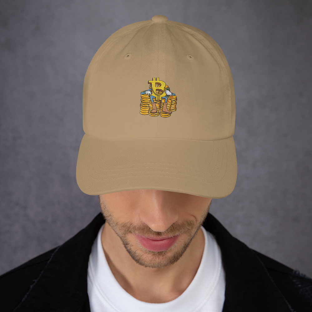 Bitcoin Baller Hat - Stylish Crypto Design, Premium Comfort BTC CASH-MONEY BALLER HAT