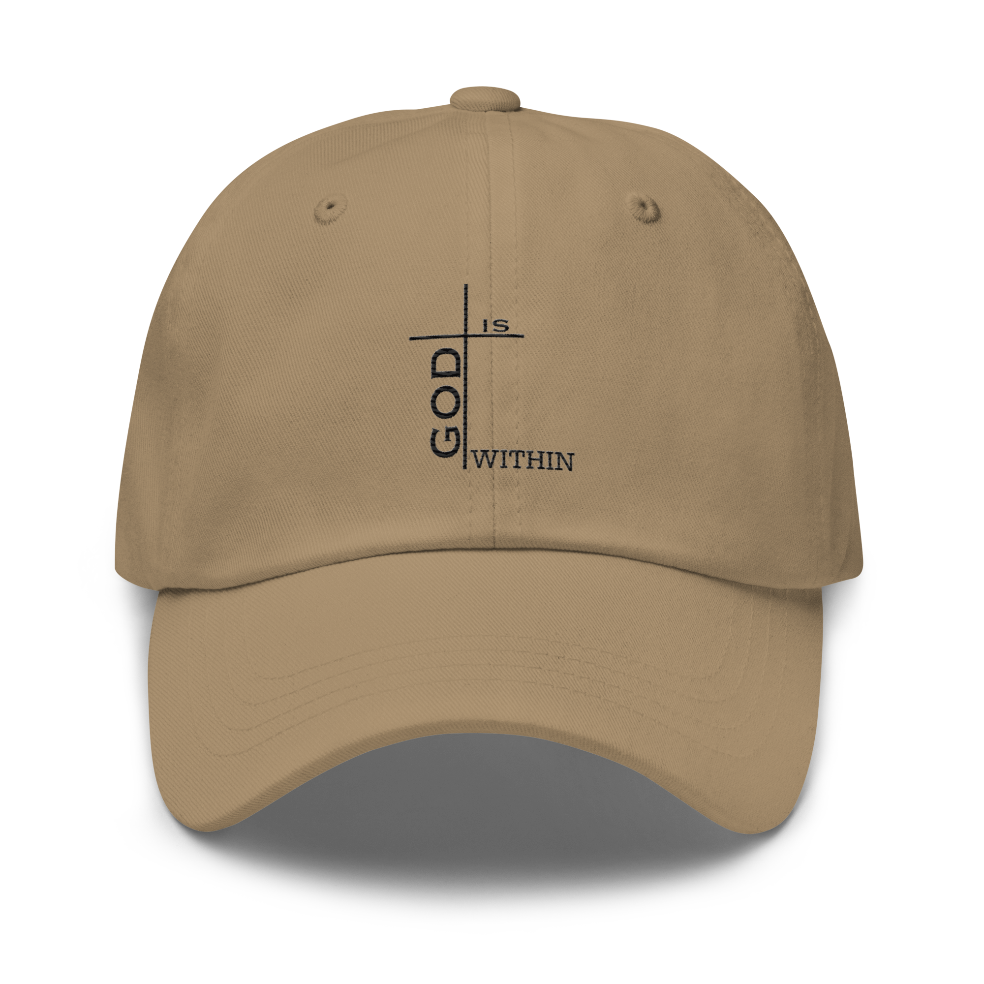 God Is Within Hat - Inspirational Design, Premium Comfort "WE ARE ALL GODS" LOVE HAT