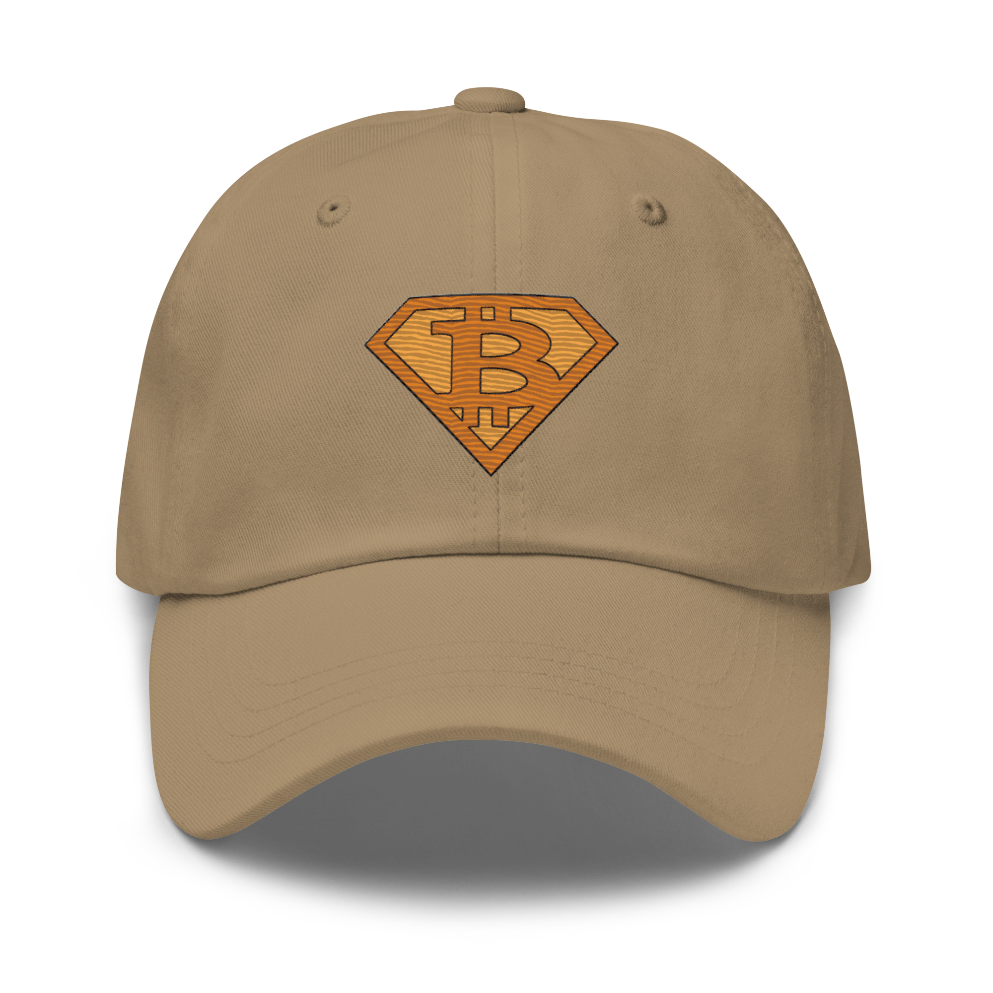 Bitcoin Superman Logo Hat - Superhero Design, Premium Comfort POWER OF BTC HAT