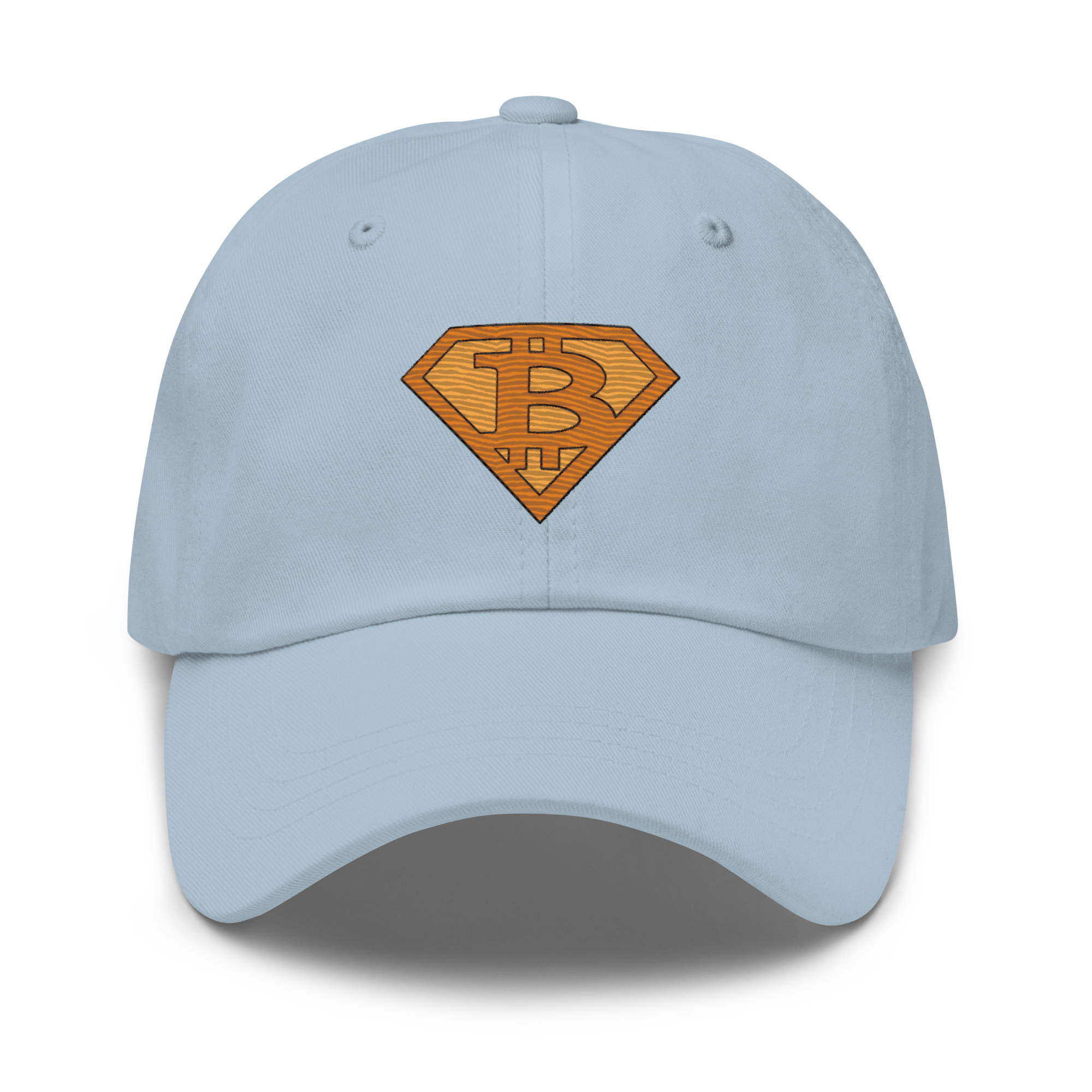 Bitcoin Superman Logo Hat - Superhero Design, Premium Comfort POWER OF BTC HAT