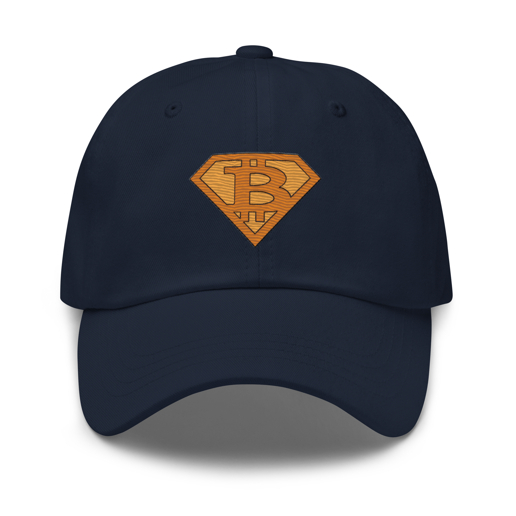 Bitcoin Superman Logo Hat - Superhero Design, Premium Comfort POWER OF BTC HAT