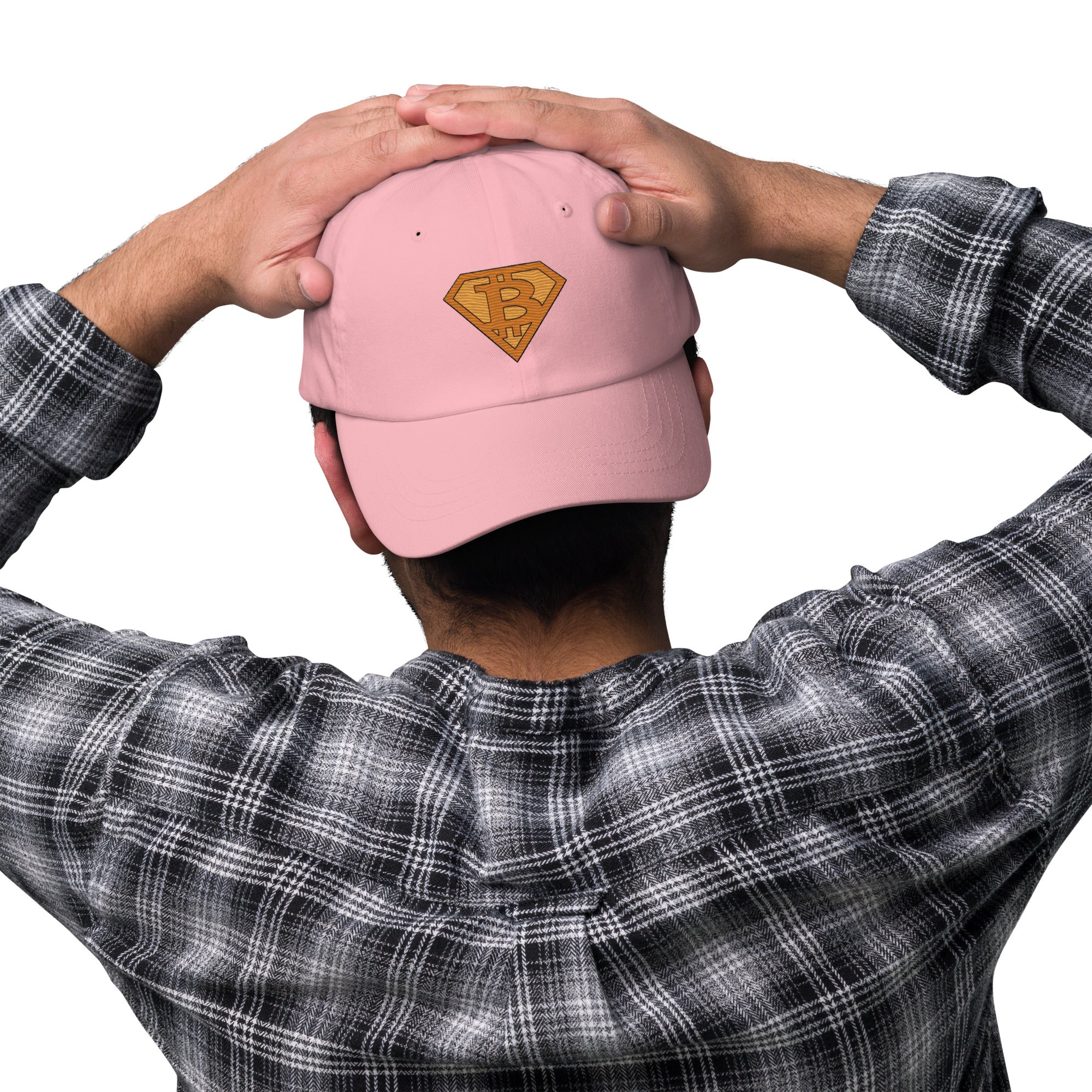 Bitcoin Superman Logo Hat - Superhero Design, Premium Comfort POWER OF BTC HAT