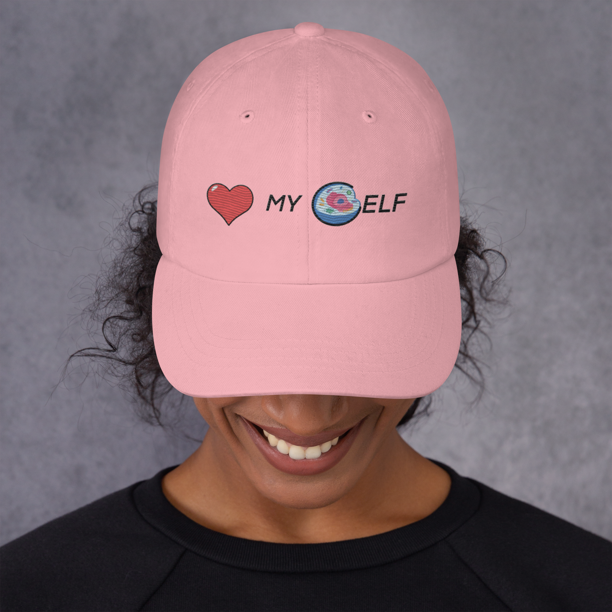 Cell-f Love Hat - DNA-Self-Love Design, Premium Comfort CELLULAR LEVEL | SELF HEALING HAT