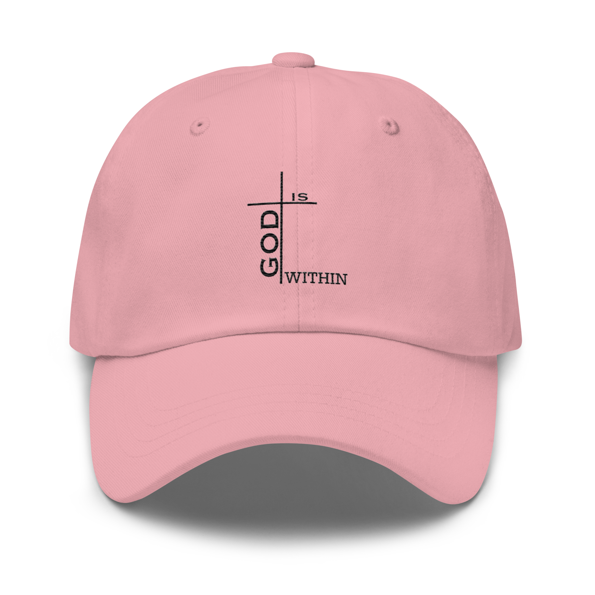 God Is Within Hat - Inspirational Design, Premium Comfort "WE ARE ALL GODS" LOVE HAT