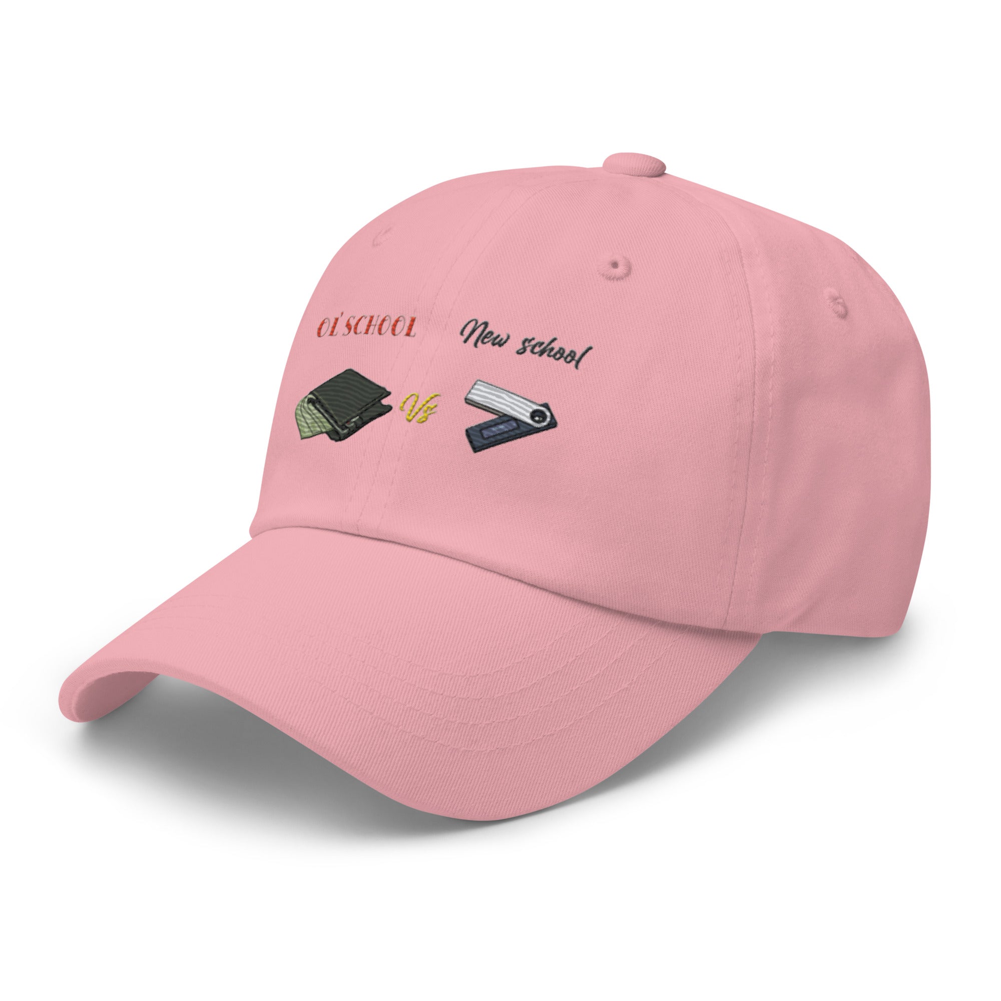 Old School (VS) New School Hat - Timeless Design, Premium Comfort CRYPTO WALLET HAT