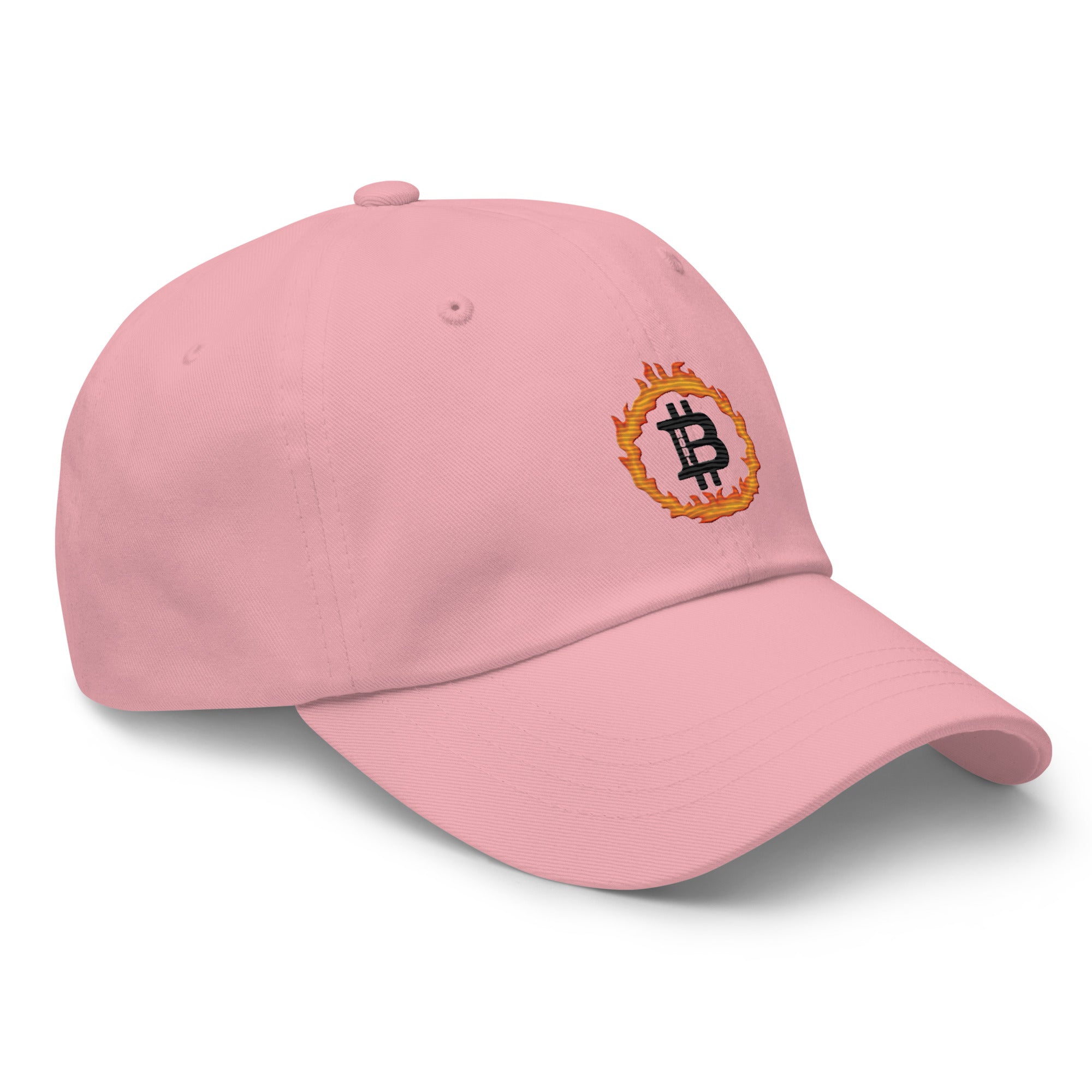 Bitcoin Blaze Hat - Ignite Your Crypto Style, Premium Comfort for BTC Enthusiasts BTC ON FIRE HAT