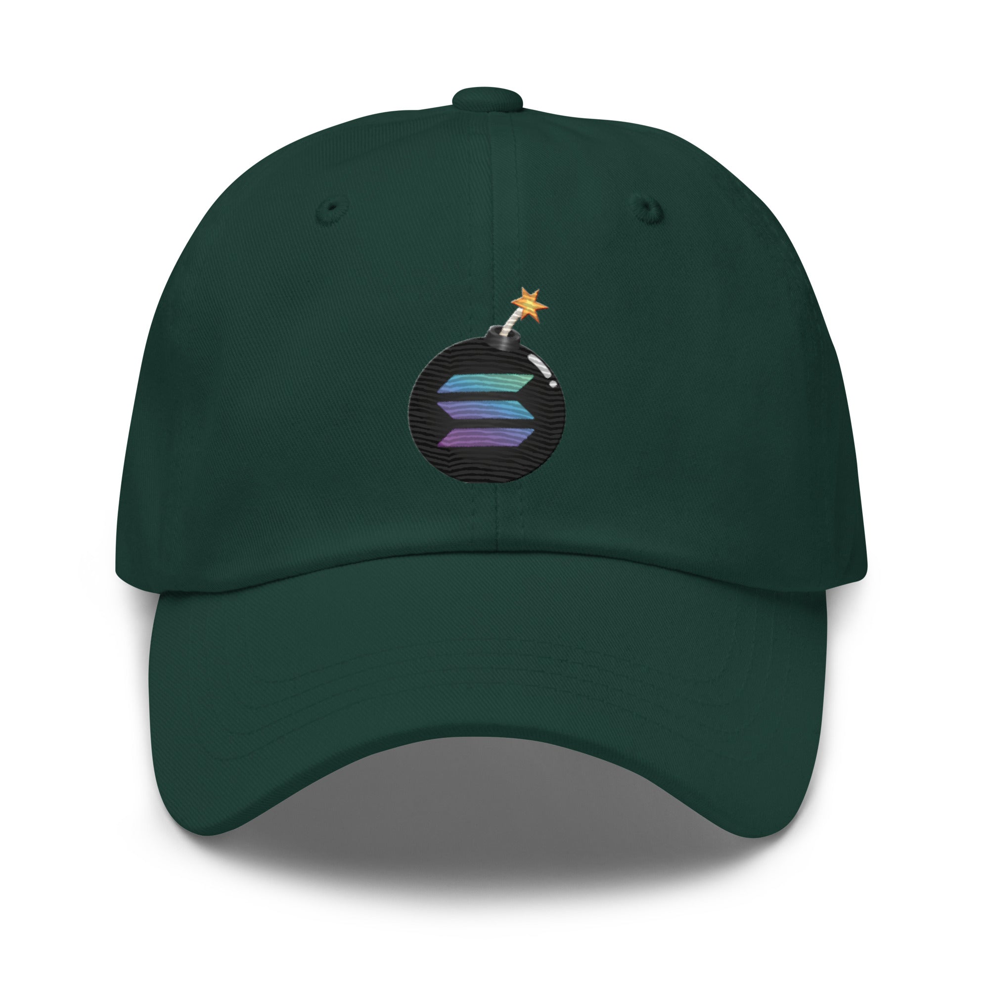 Solana Bomb Hat - Explosive Design, Premium Comfort for Crypto Fans SOL CRYPTO BOMB HAT