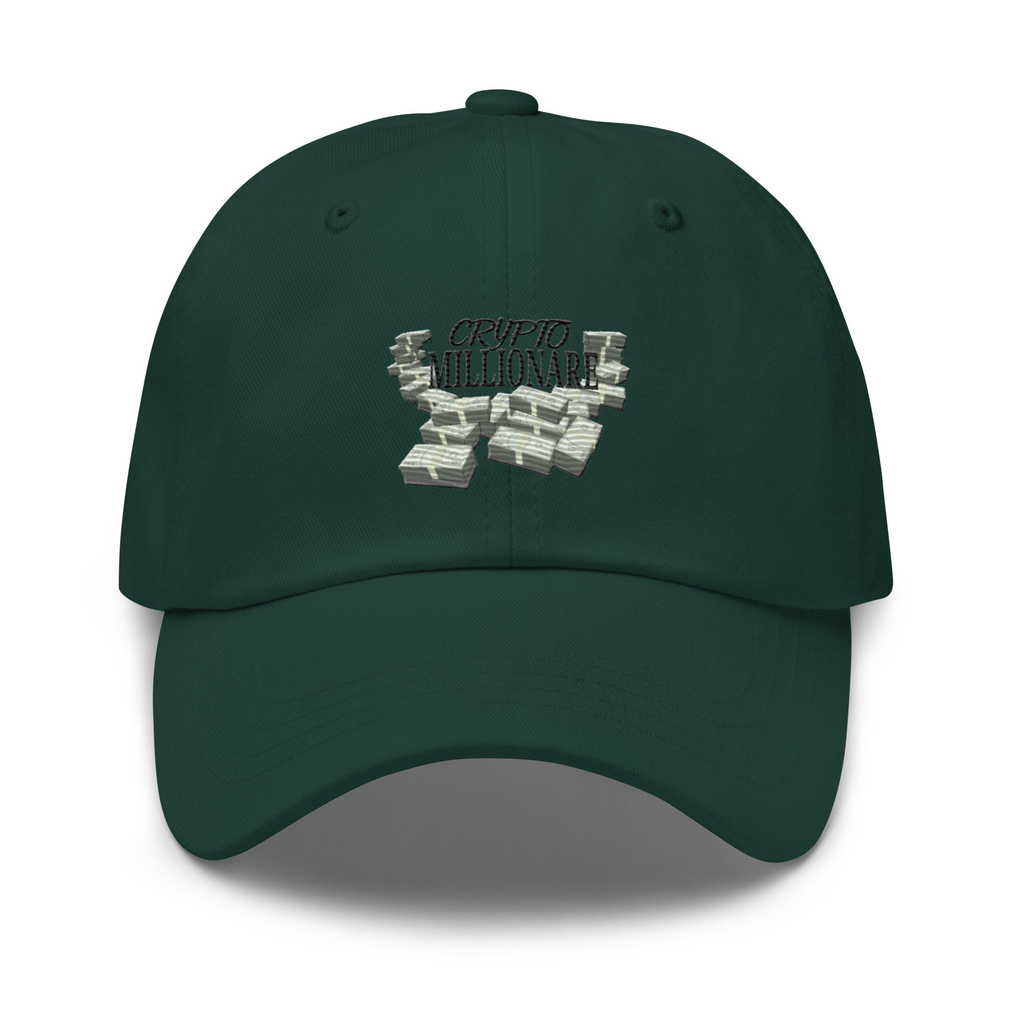 Crypto Millionaire Hat - Wealth Design, Premium Comfort BTC | ETH | BITCOIN CRYPTO HAT