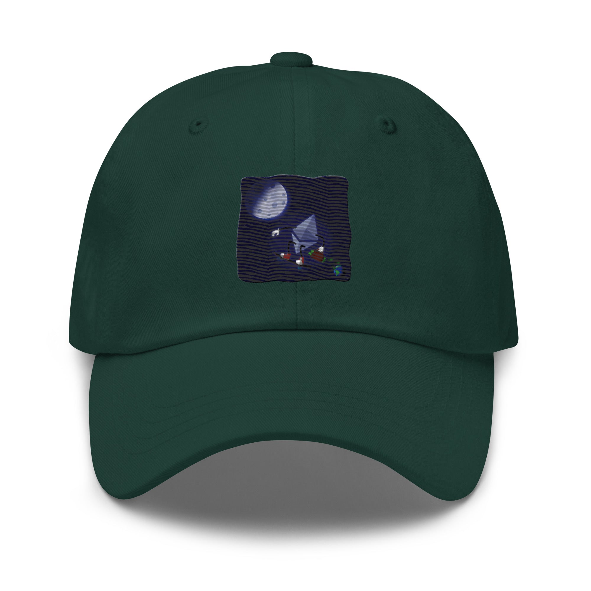 Ethereum to the Moon Hat - Iconic Design, Premium Comfort for ETH Enthusiasts CRYPTO HAT