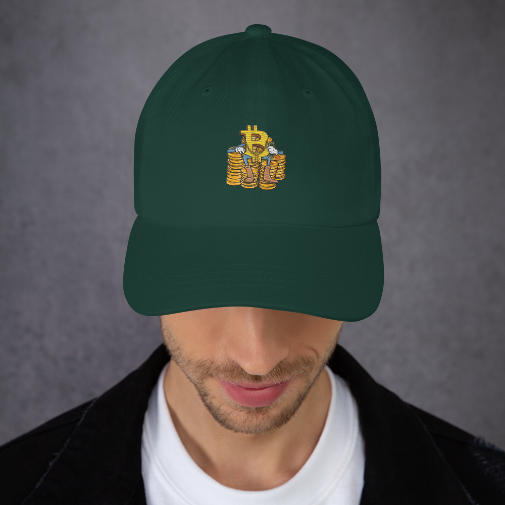 Bitcoin Baller Hat - Stylish Crypto Design, Premium Comfort BTC CASH-MONEY BALLER HAT