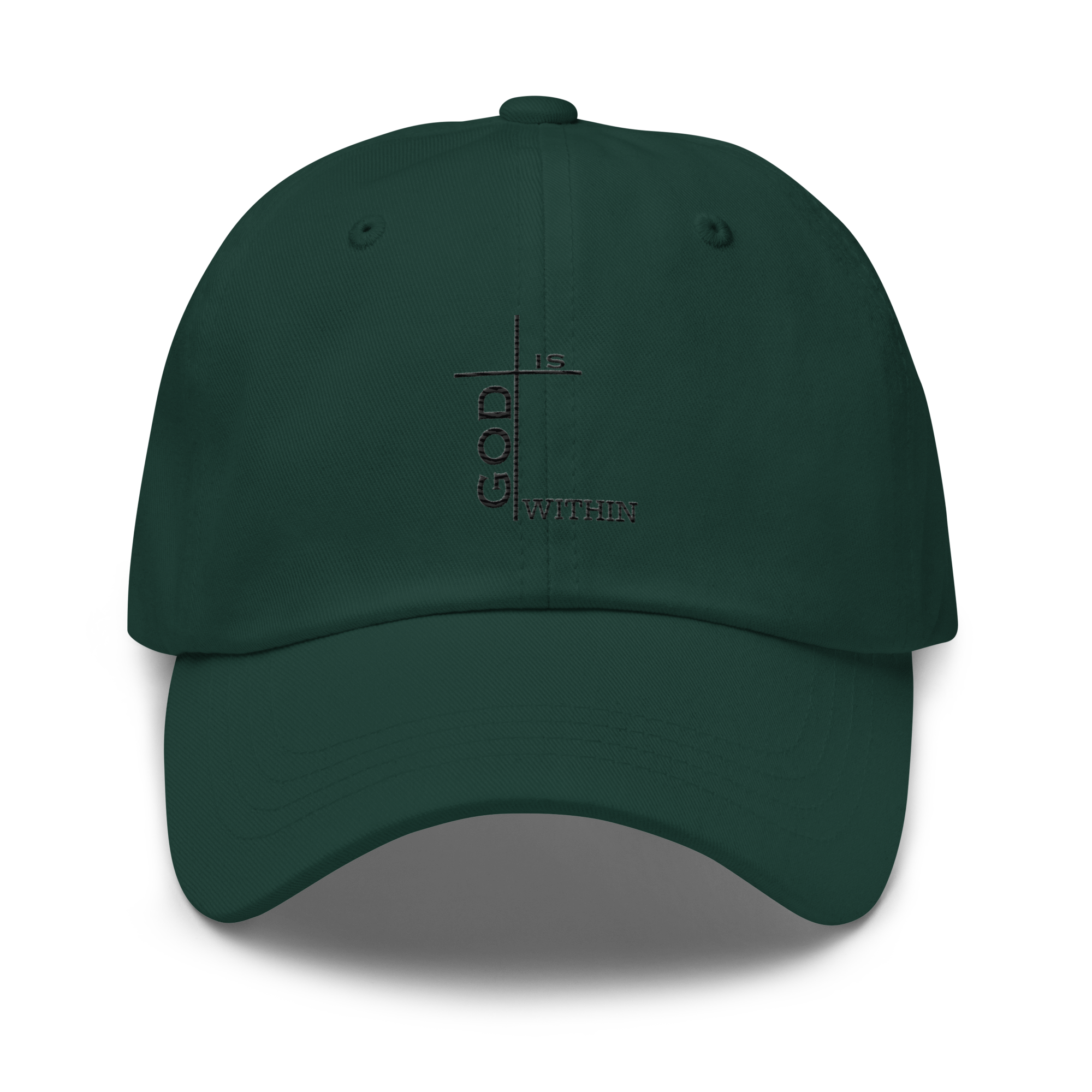 God Is Within Hat - Inspirational Design, Premium Comfort "WE ARE ALL GODS" LOVE HAT