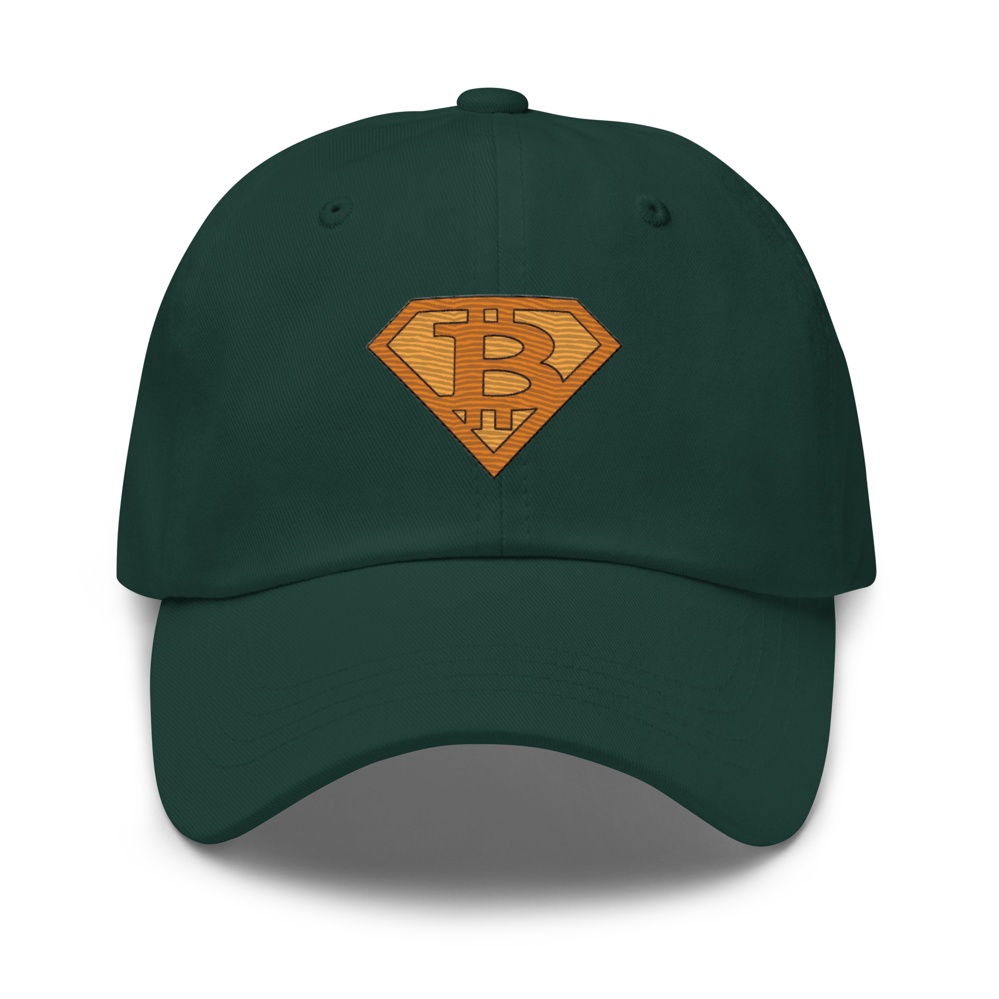 Bitcoin Superman Logo Hat - Superhero Design, Premium Comfort POWER OF BTC HAT