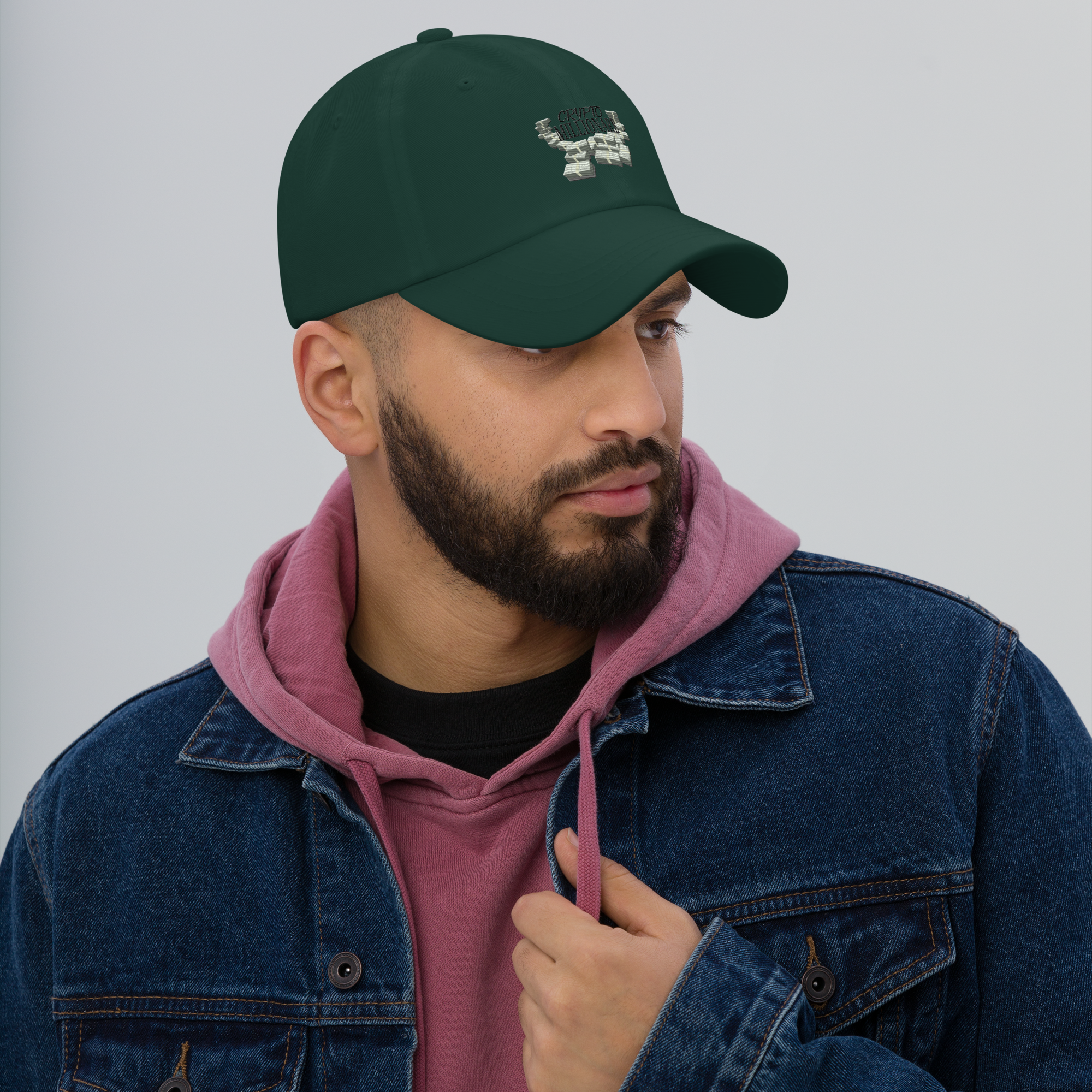 Crypto Millionaire Hat - Wealth Design, Premium Comfort BTC | ETH | BITCOIN CRYPTO HAT