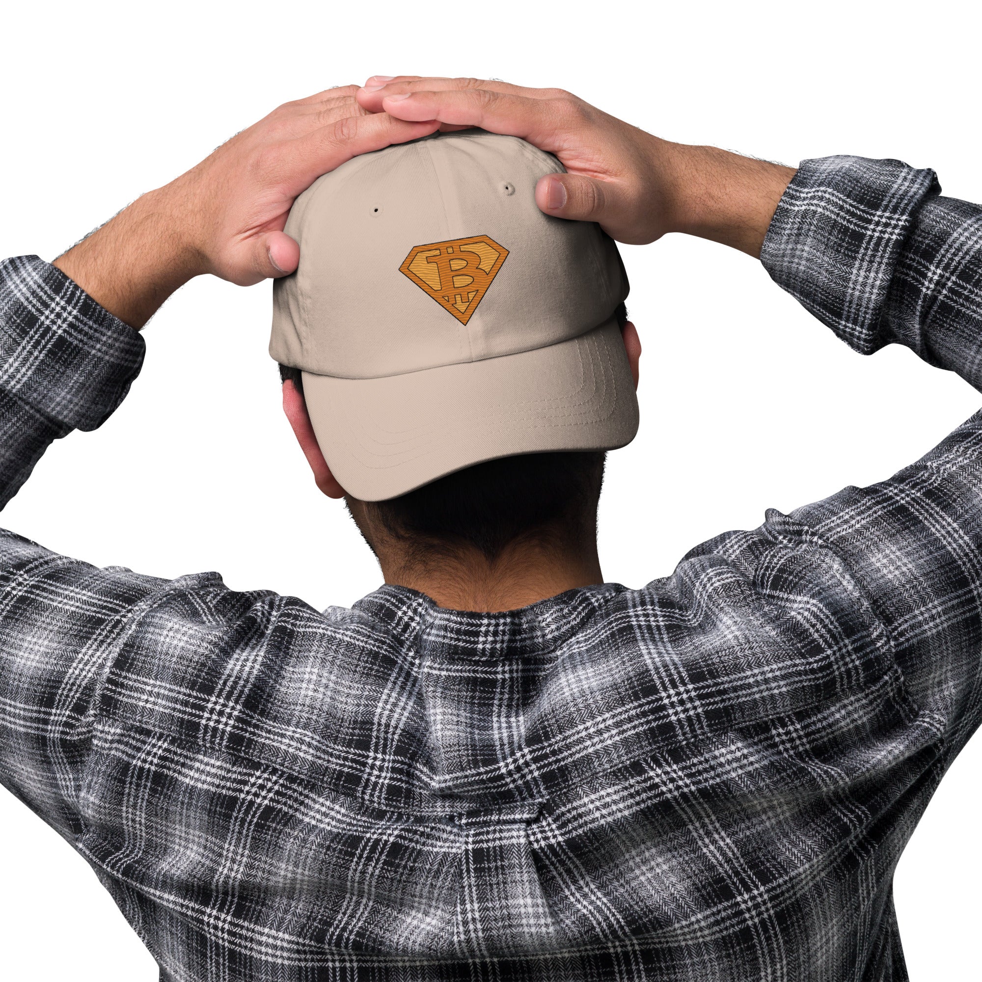 Bitcoin Superman Logo Hat - Superhero Design, Premium Comfort POWER OF BTC HAT