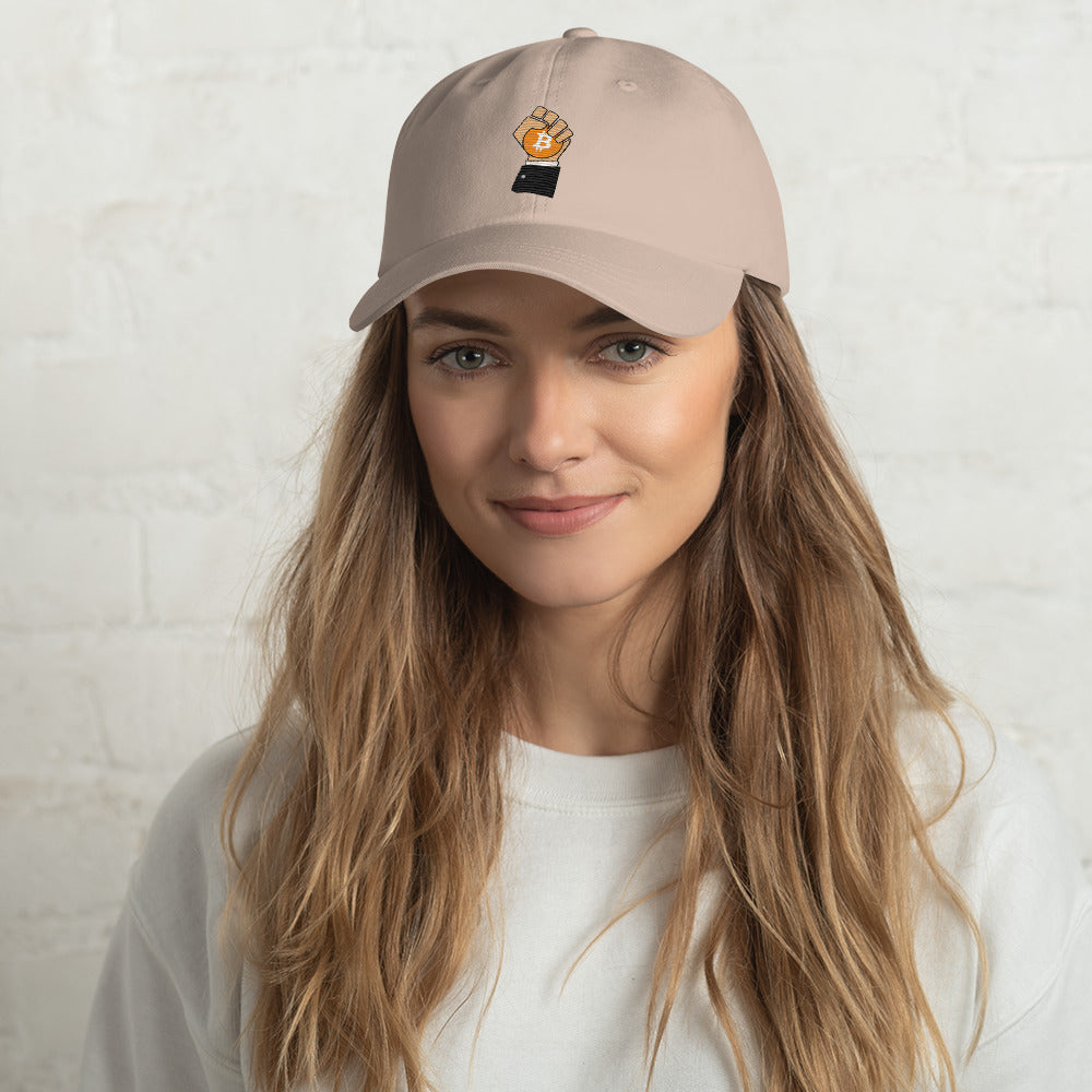 HODL Holding BTC Hat - Iconic Crypto Design, Premium Comfort myHODLshop LOGO | BITCOIN CRYPTO