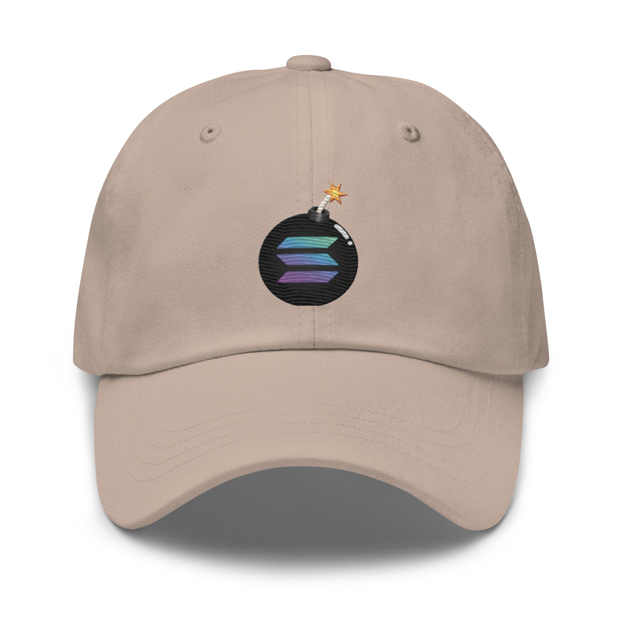 Solana Bomb Hat - Explosive Design, Premium Comfort for Crypto Fans SOL CRYPTO BOMB HAT