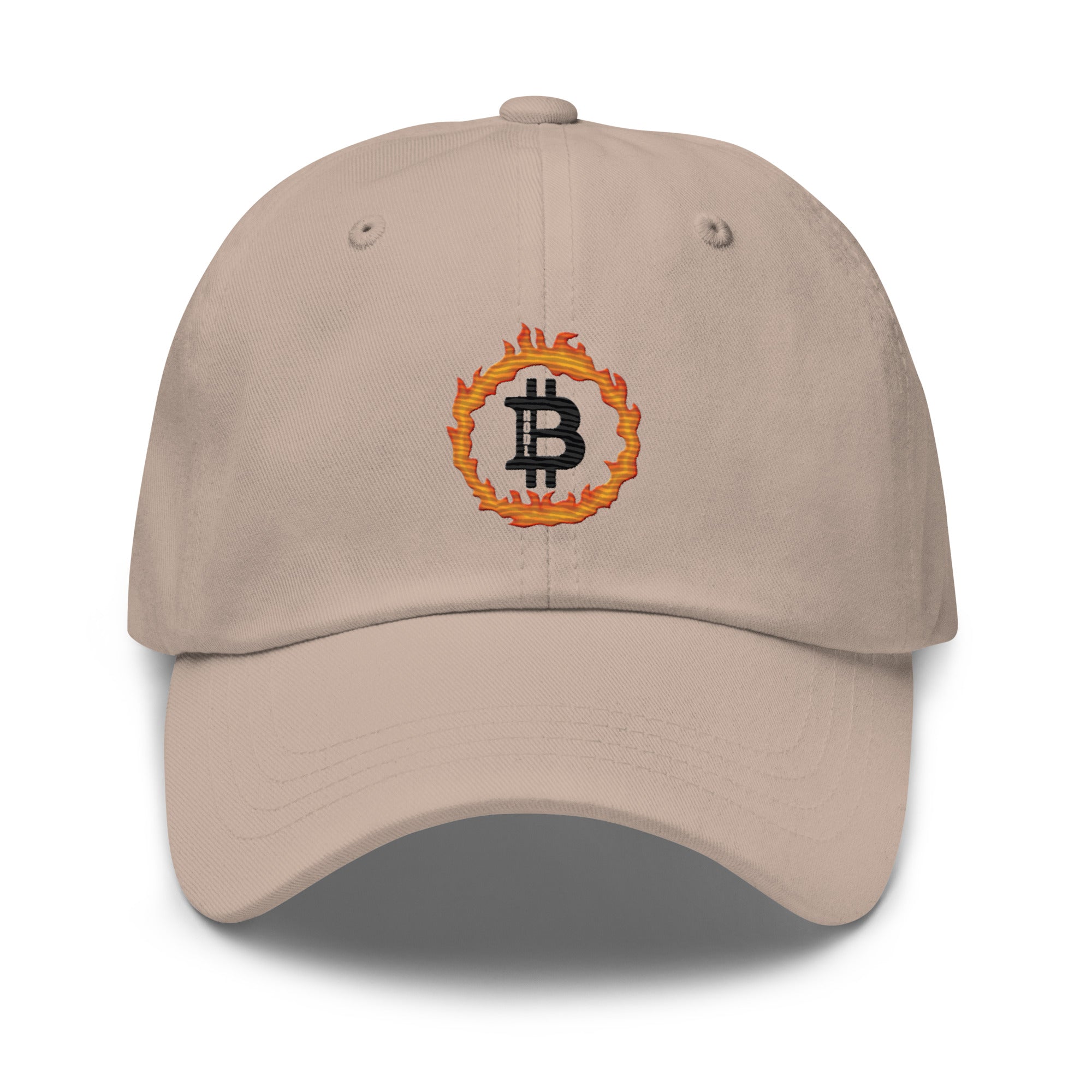 Bitcoin Blaze Hat - Ignite Your Crypto Style, Premium Comfort for BTC Enthusiasts BTC ON FIRE HAT