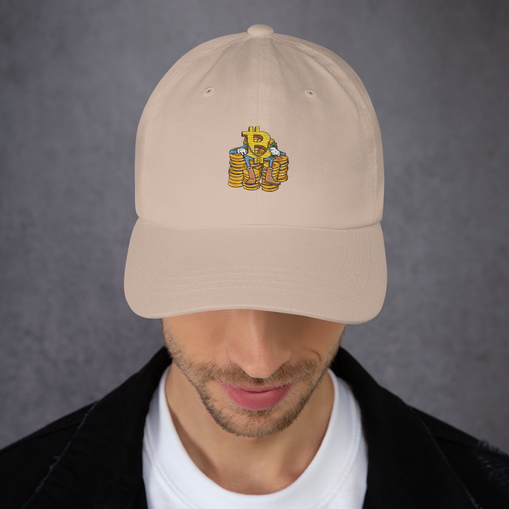 Bitcoin Baller Hat - Stylish Crypto Design, Premium Comfort BTC CASH-MONEY BALLER HAT