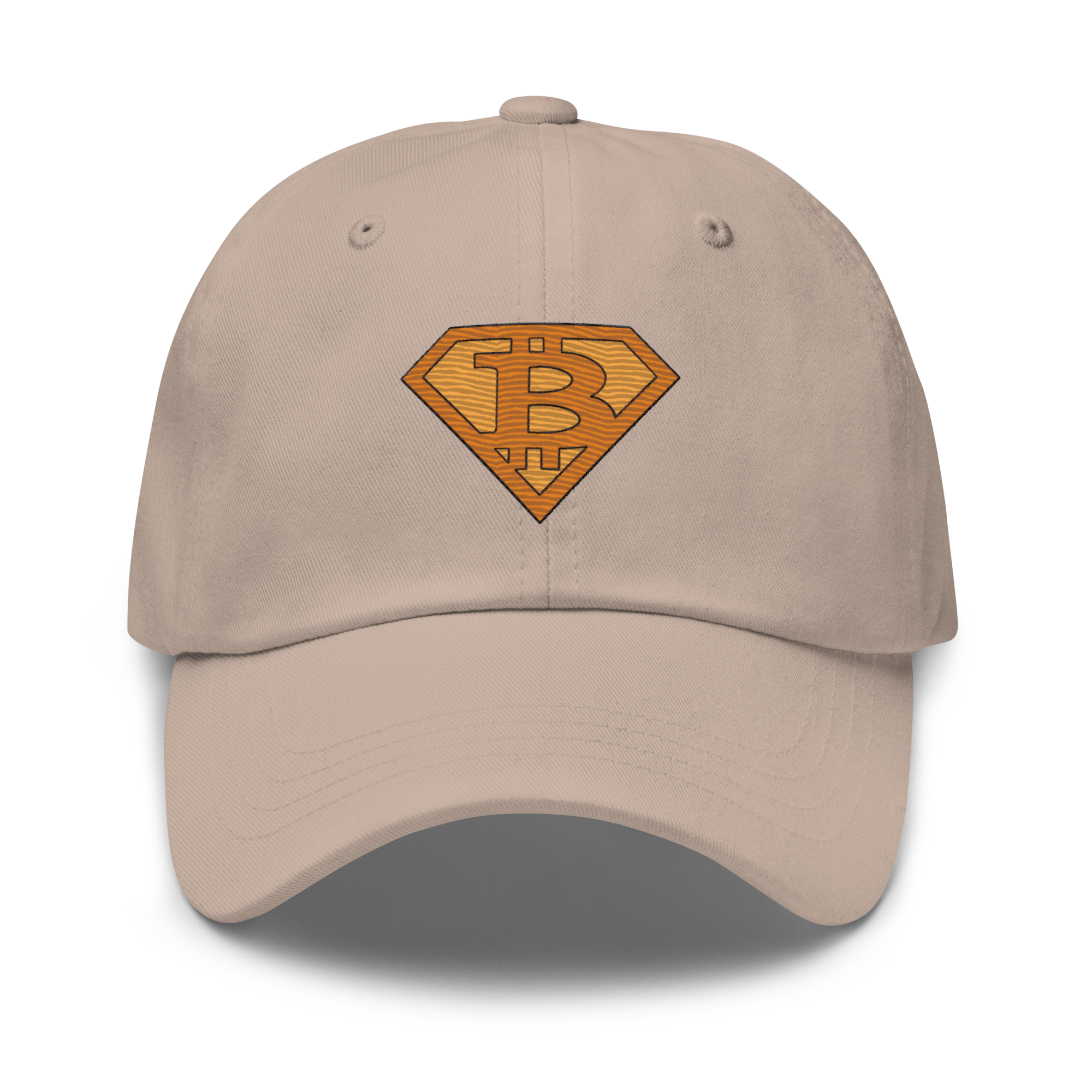 Bitcoin Superman Logo Hat - Superhero Design, Premium Comfort POWER OF BTC HAT