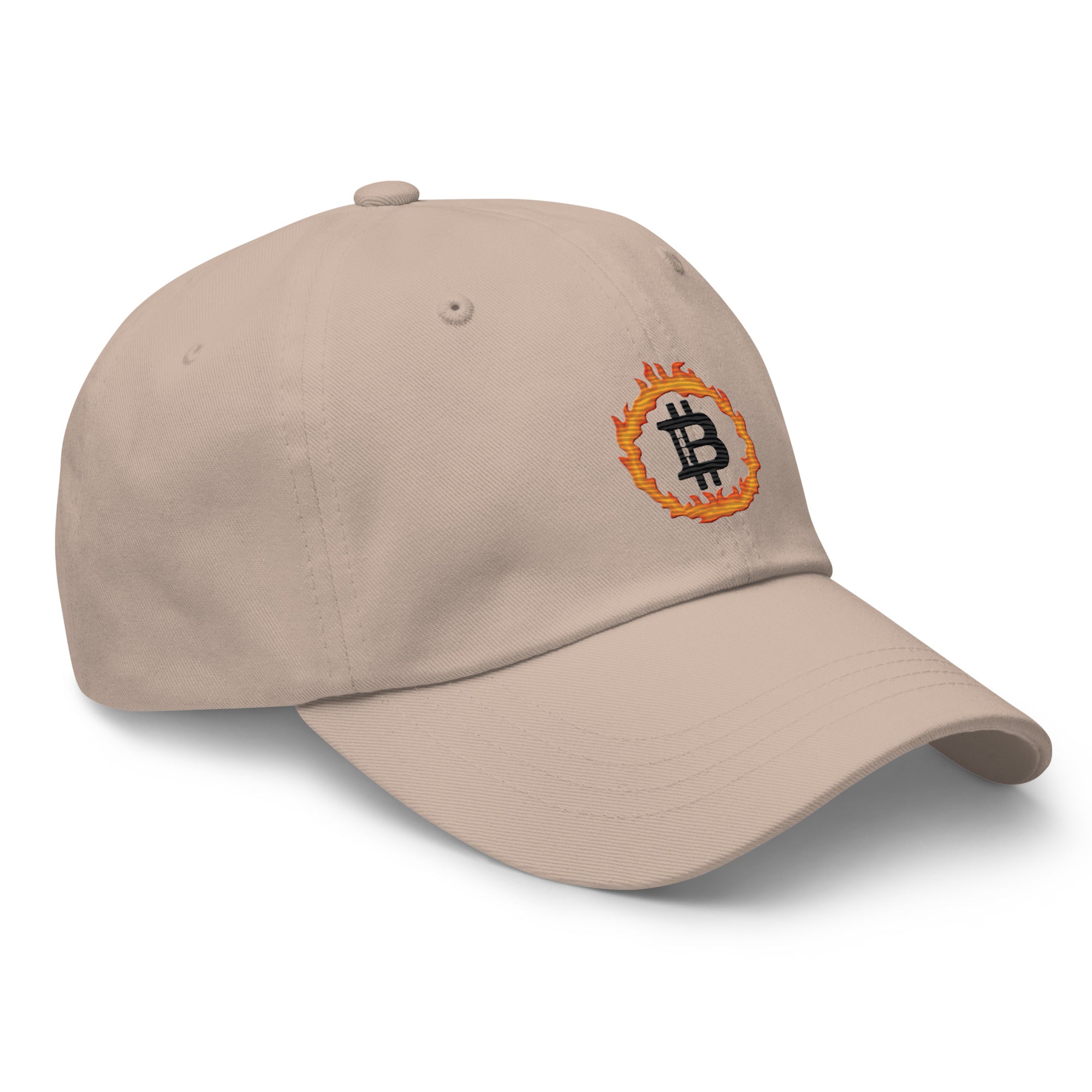 Bitcoin Blaze Hat - Ignite Your Crypto Style, Premium Comfort for BTC Enthusiasts BTC ON FIRE HAT