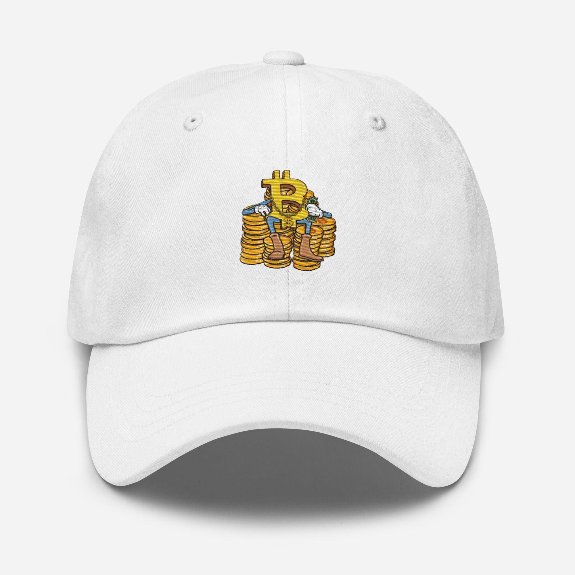 Bitcoin Baller Hat - Stylish Crypto Design, Premium Comfort BTC CASH-MONEY BALLER HAT