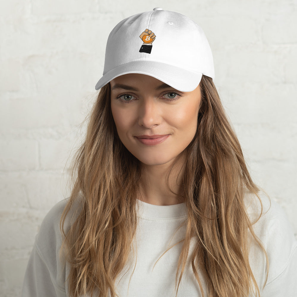 HODL Holding BTC Hat - Iconic Crypto Design, Premium Comfort myHODLshop LOGO | BITCOIN CRYPTO