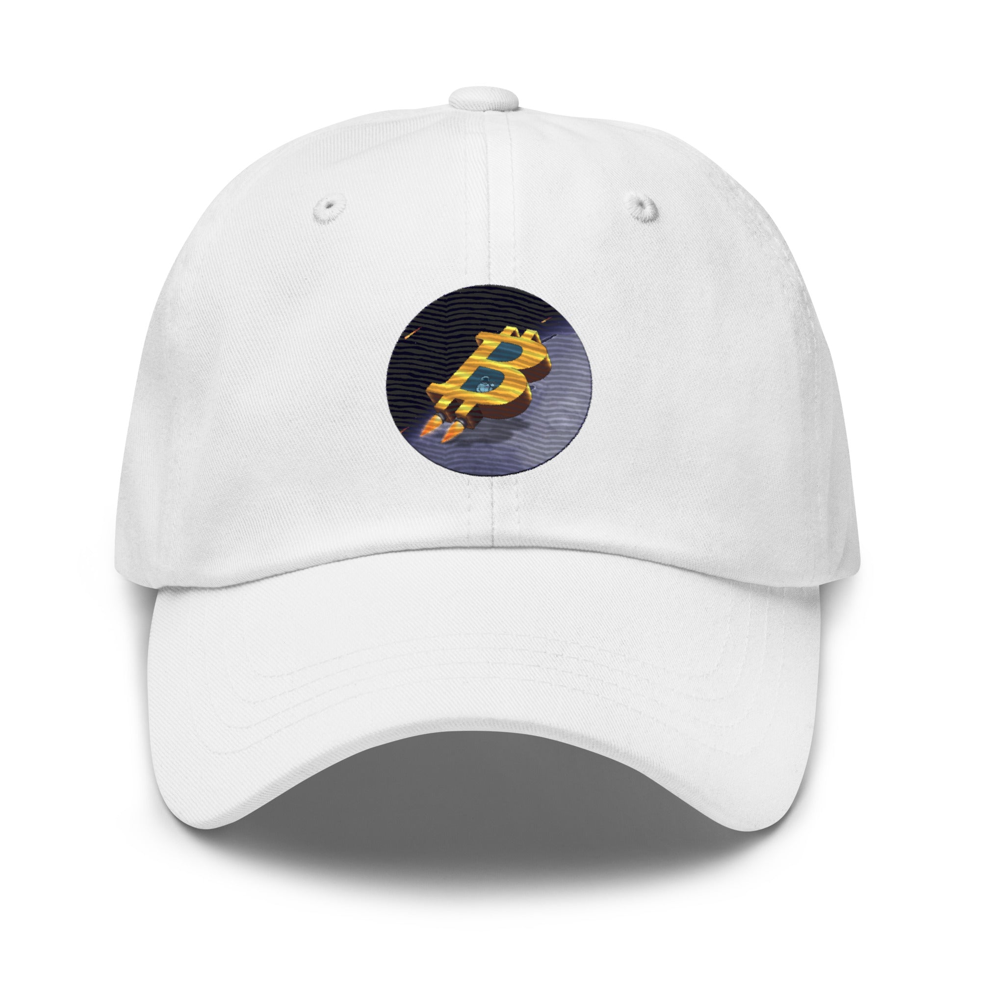 Bitcoin to the Moon Hat - Iconic Design, Premium Comfort for BTC Enthusiasts BTC ROCKET HAT