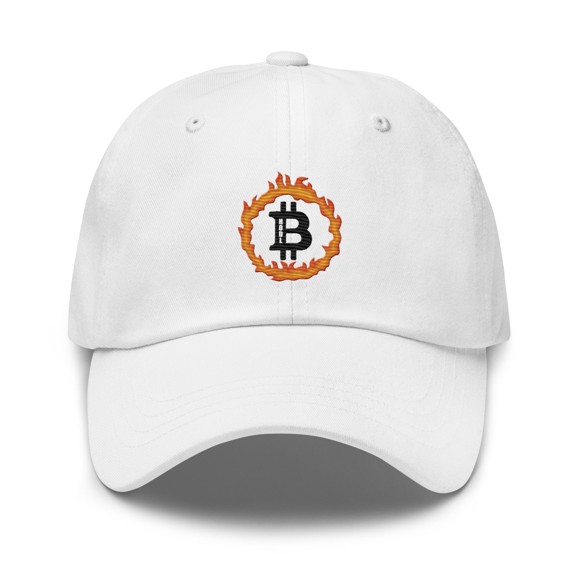 Bitcoin Blaze Hat - Ignite Your Crypto Style, Premium Comfort for BTC Enthusiasts BTC ON FIRE HAT