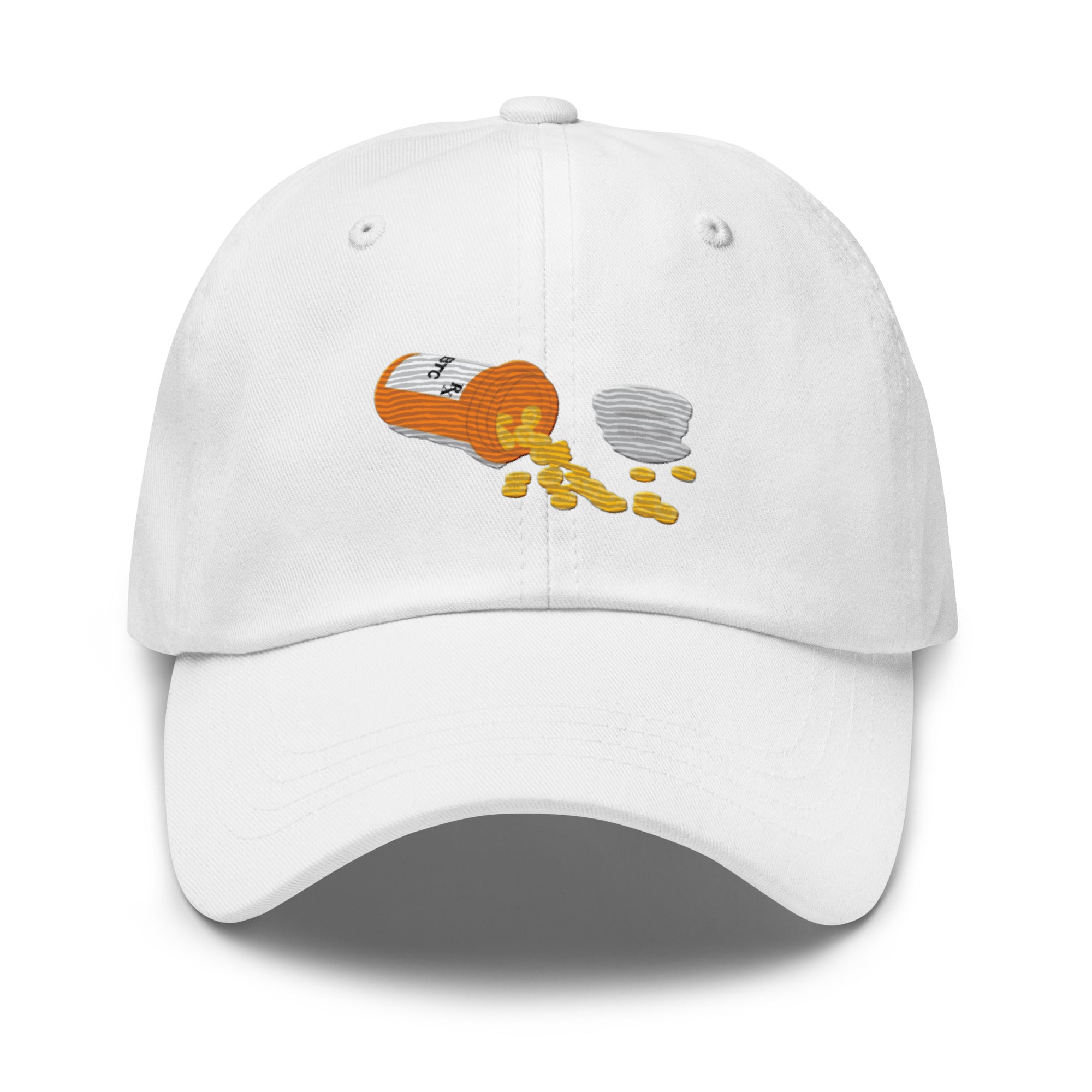 Bitcoin Overdose Hat - Bold Design, Premium Comfort for BTC Enthusiasts BTC "PILL POPPER" HAT